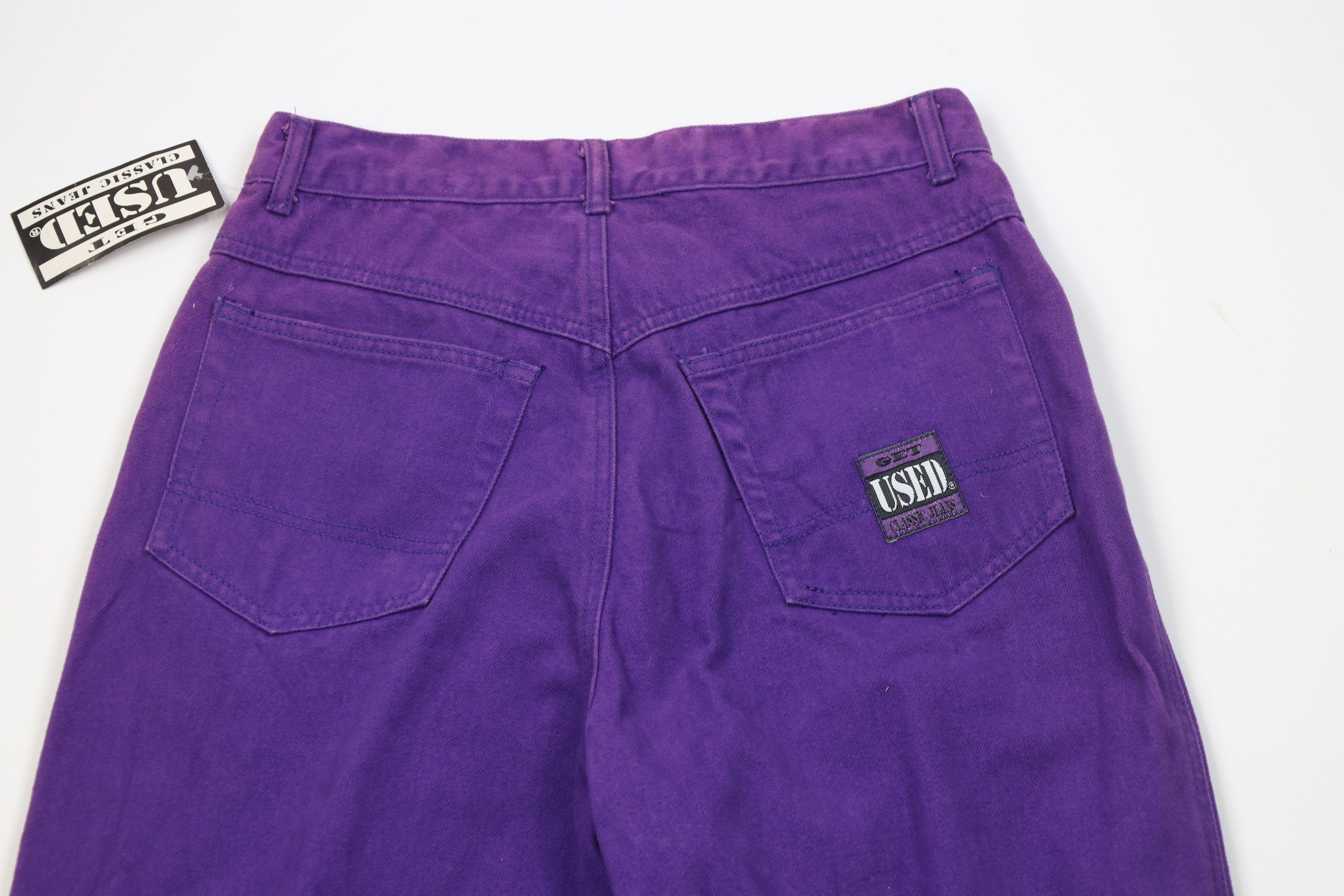 Vintage Deadstock Vintage 90s Streetwear Fit Skateboard Jeans Purple Size US 32 / EU 48 - 9 Thumbnail
