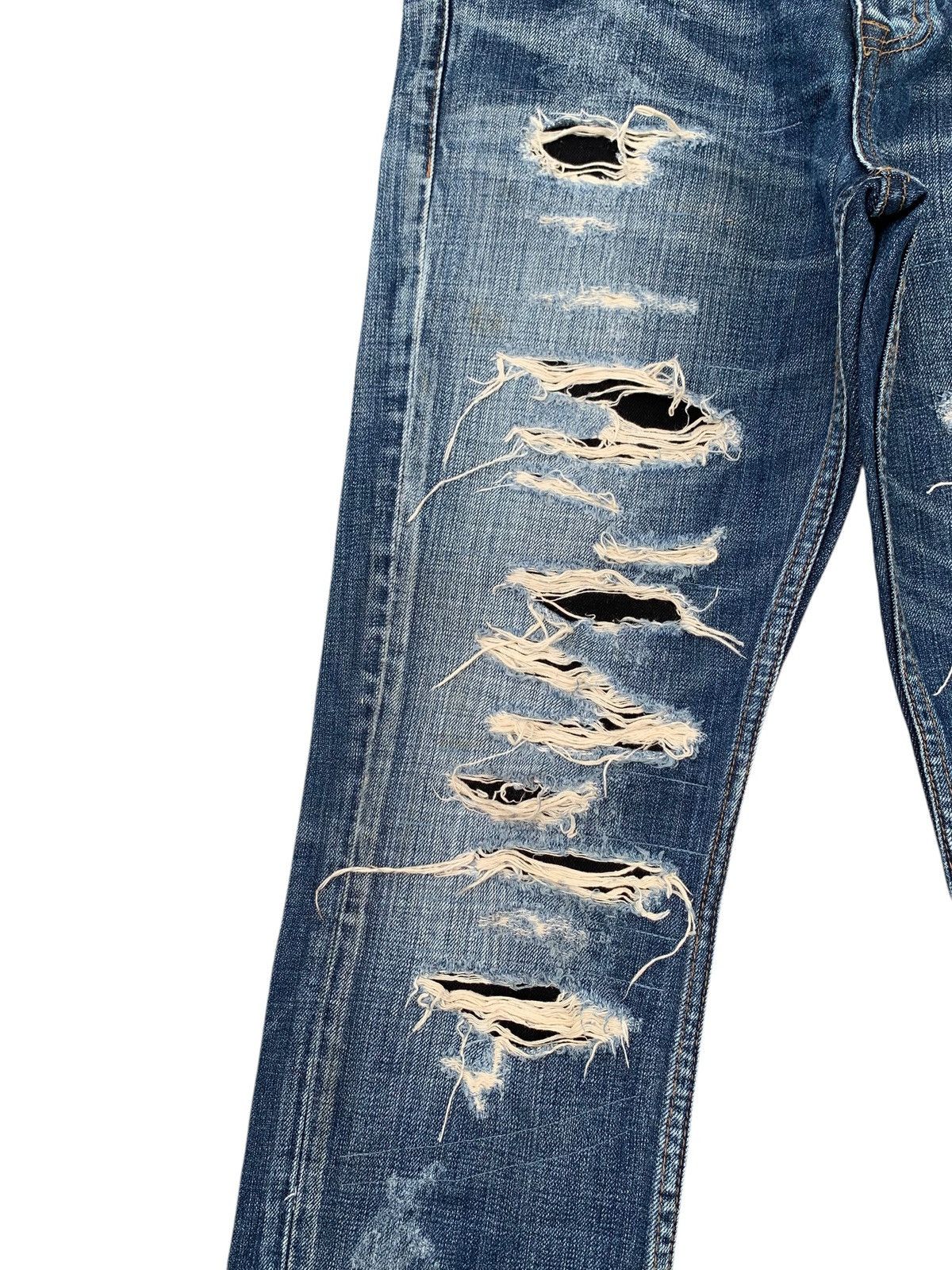 JACKROSE RARE💥FLARE JACKROSE TRASHER MUDWASH DISTRESSED DENIM Size US 32 / EU 48 - 15 Thumbnail