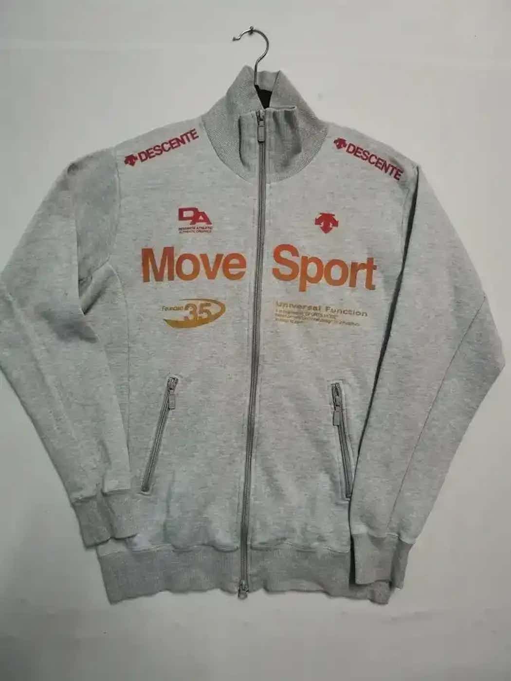 Descente Vintage Descente Move Sport Zipper Sweatshirt Size US M / EU 48-50 / 2 - 1 Thumbnail