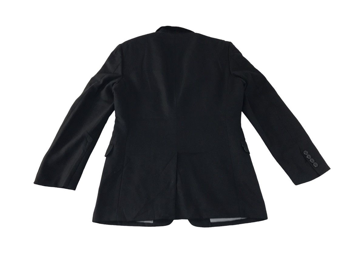 Designer Saccsny Y’saccs Yohji Yamamoto Black Blazer Coat Jacket Size 36R - 2 Thumbnail