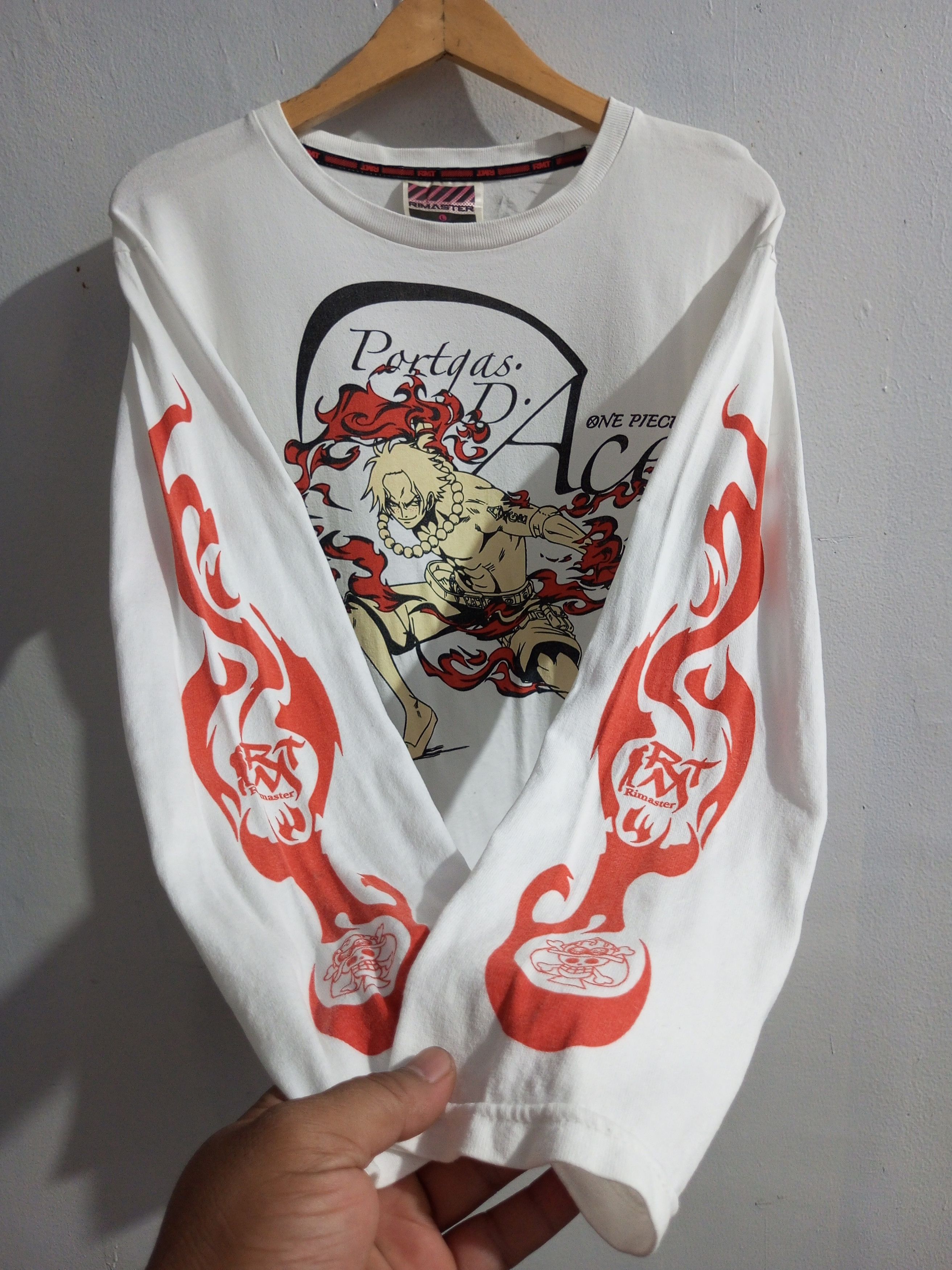 Hysteric Glamour Vintage one Piece ace flame Spellout long sleeve tee Size US M / EU 48-50 / 2 - 1 Thumbnail