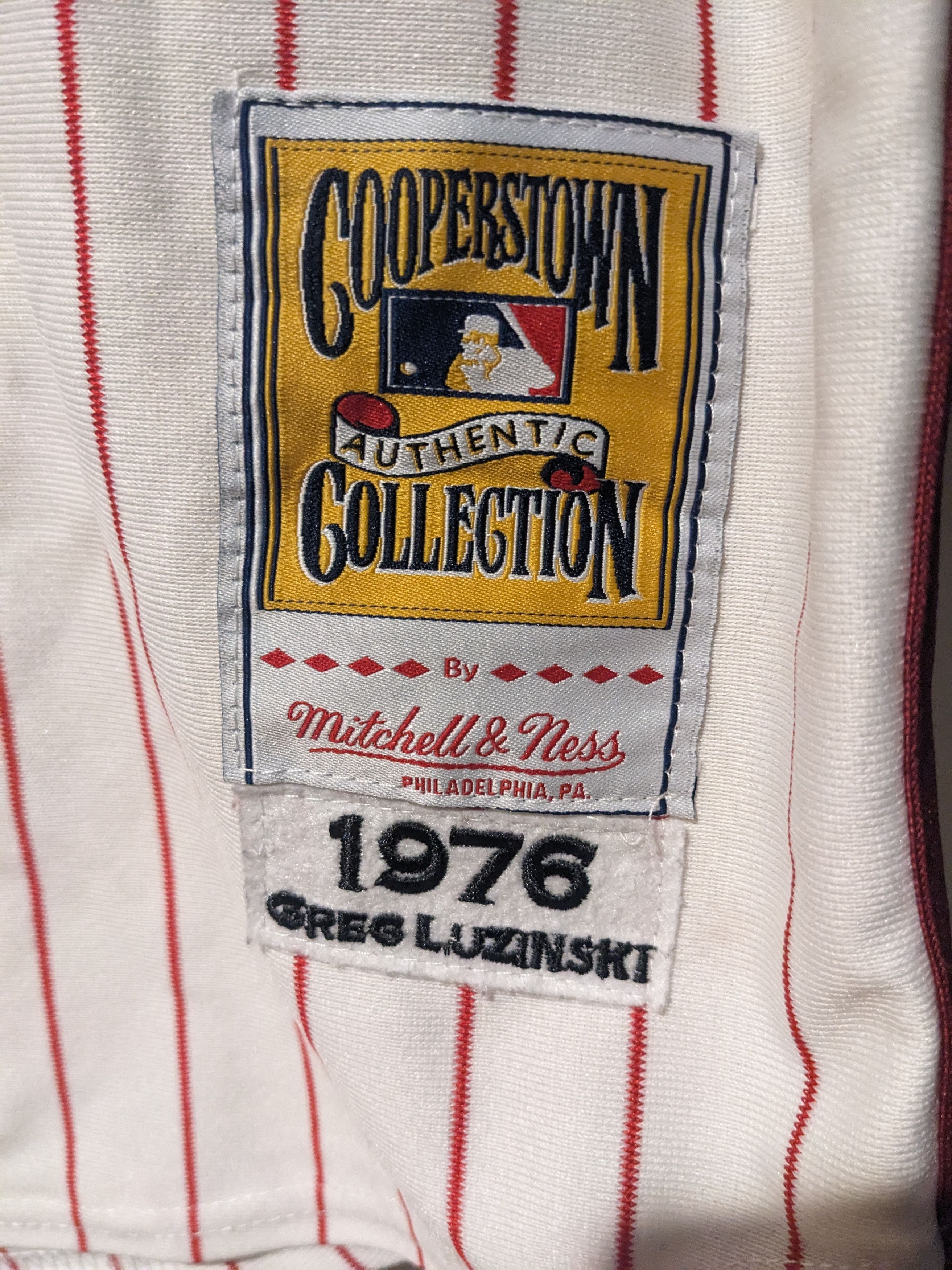 Mitchell & Ness Phillies Luzinski Coopertown Collection Mitchell Ness Jersey Size US L / EU 52-54 / 3 - 2 Thumbnail