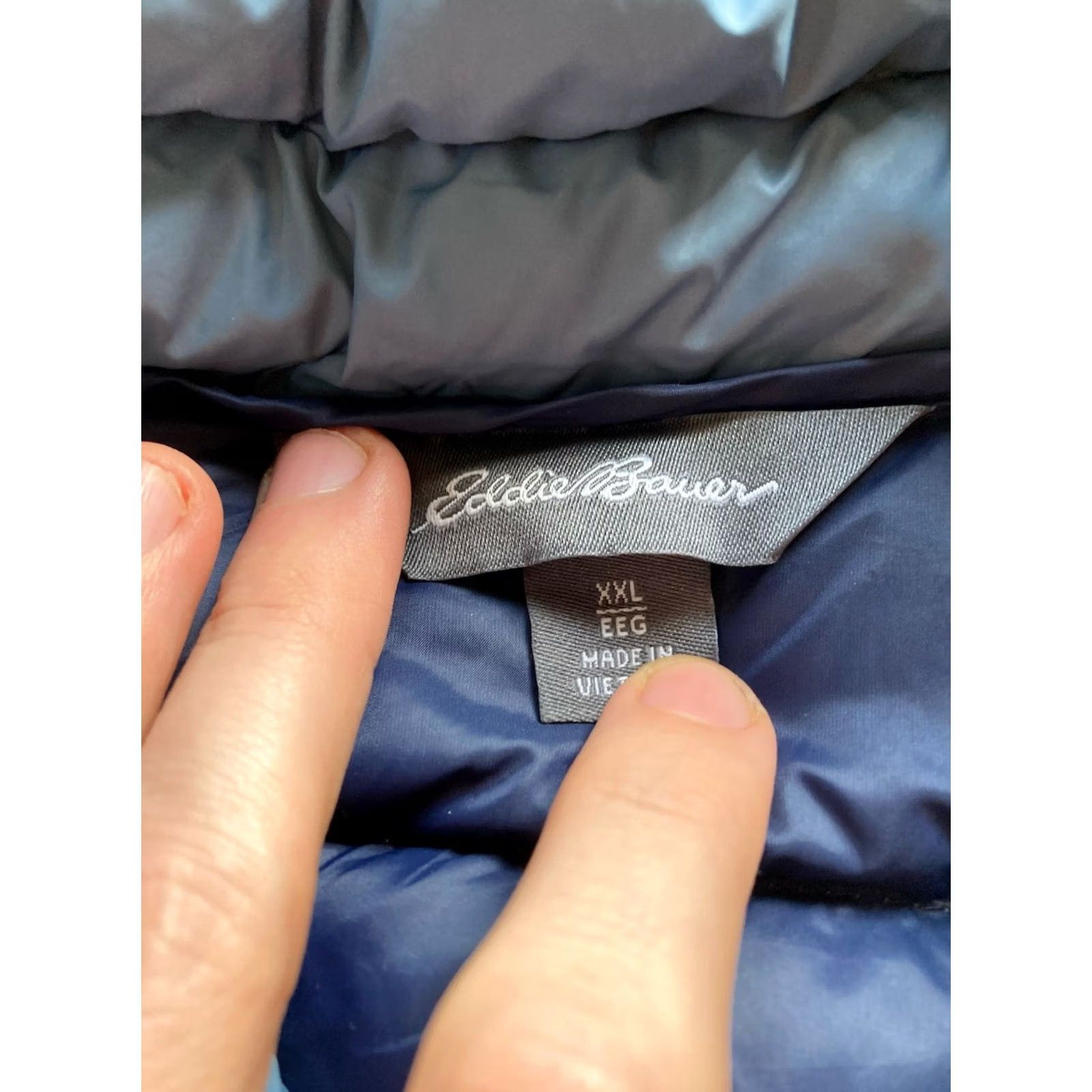 Eddie Bauer Eddie Bauer Puffer Jacket Mens 2XL Goose Down Blue Full Zip Up EB650 Packable Size US XXL / EU 58 / 5 - 5 Thumbnail