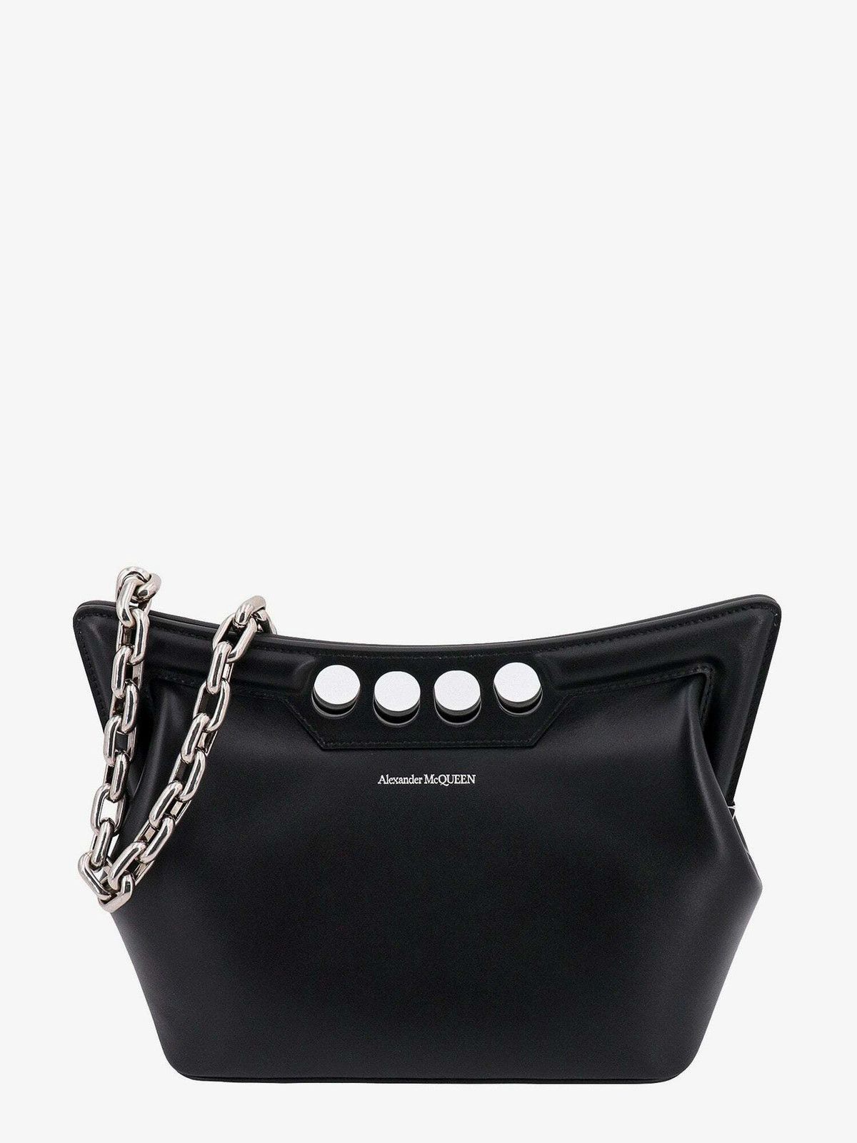 Alexander McQueen o1w1db10925 Size: OS/The Peak Bag in Black Size ONE SIZE - 1 Thumbnail