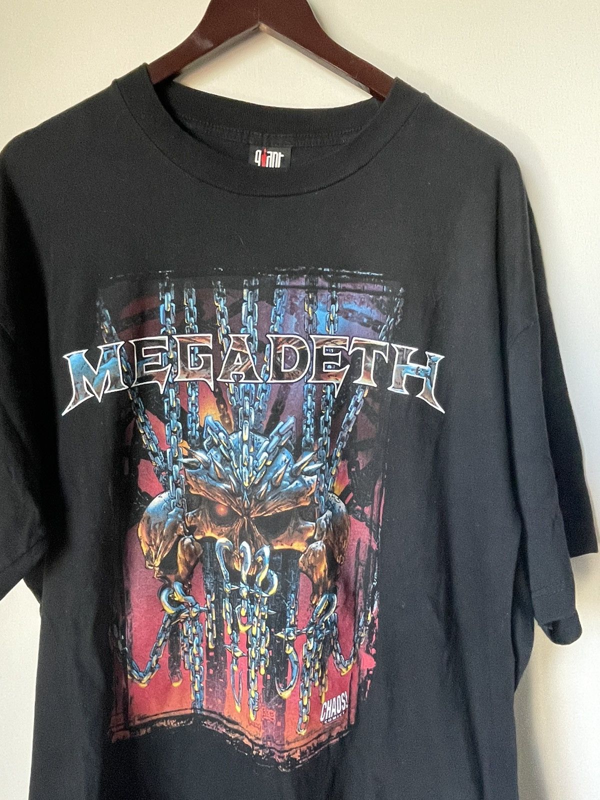 Giant × Vintage Vintage 1998 megadeth world tour tee Size US XL / EU 56 / 4 - 2 Thumbnail