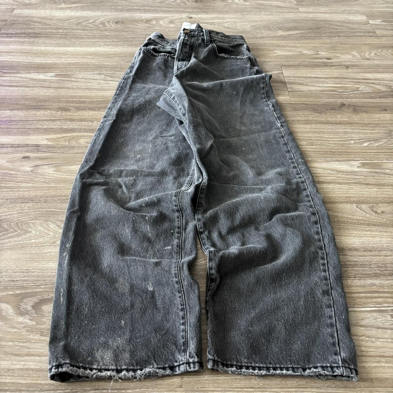 Vintage Crazy Vintage Y2K/2000s Grunge Faded Black Denim Jeans! 31x31 Size US 31 - 3 Thumbnail