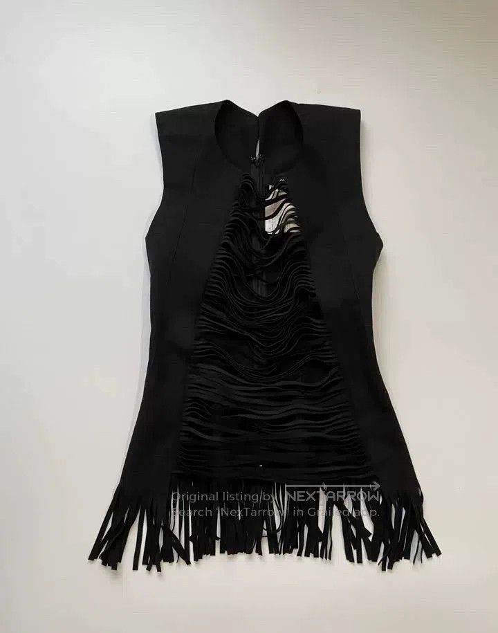 Junya Watanabe Junya Watanabe Tassel-detailed fringed vest Size S / US 4 / IT 40 - 2 Thumbnail