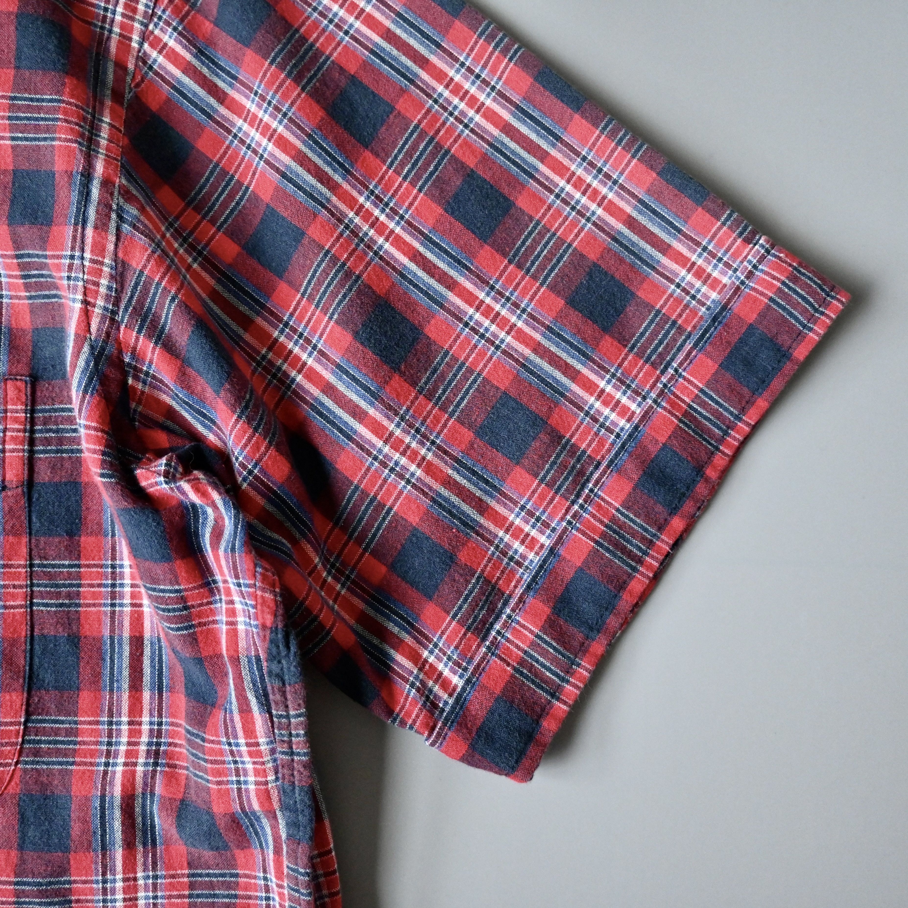 Engineered Garments 2000s ENGINEERED GARMENTS plaid cotton short sleeve BD shirt Size US M / EU 48-50 / 2 - 9 Thumbnail