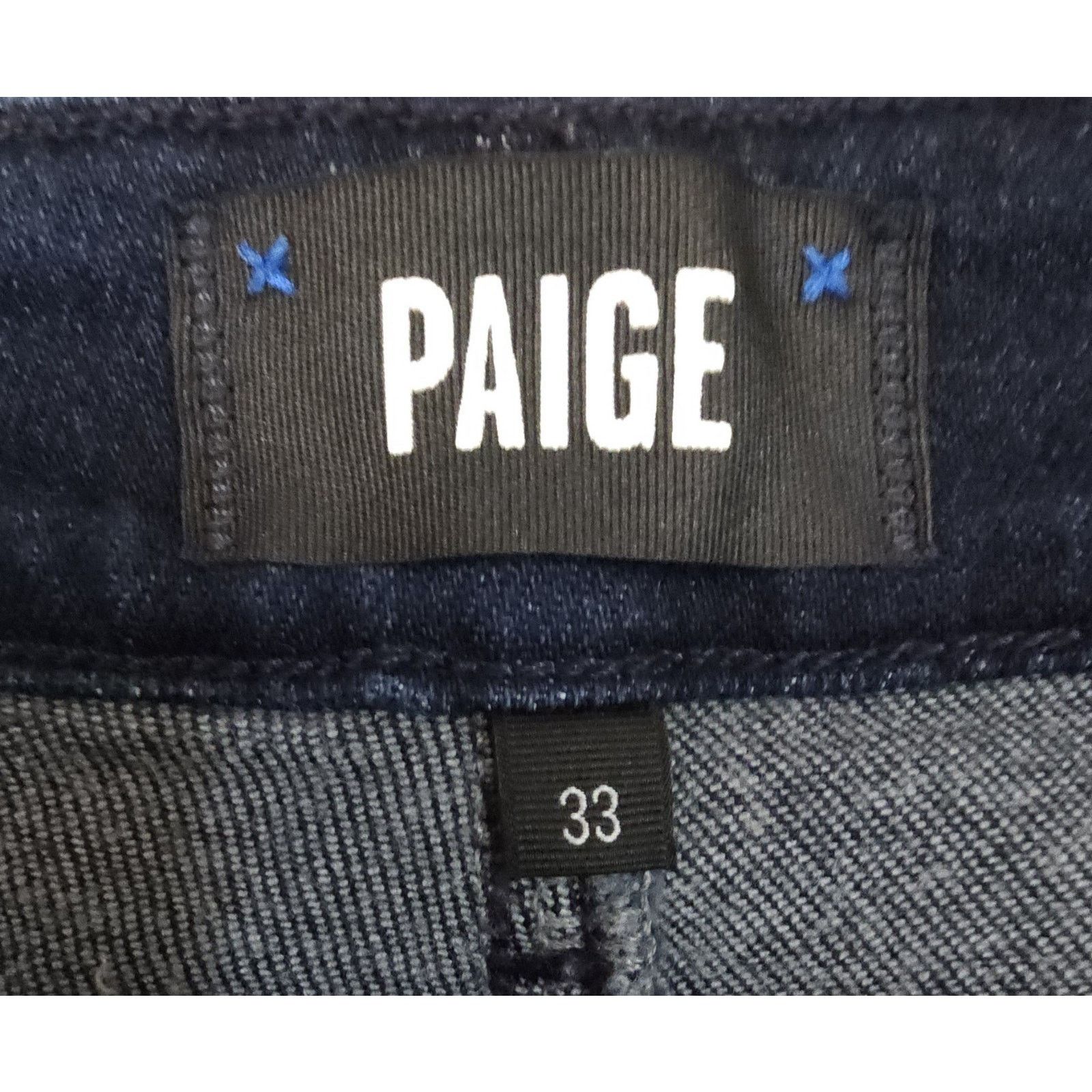 Paige Anthropologie PAIGE Anessa High Rise Wide Leg Crop Jeans 33 Size 35" - 8 Thumbnail