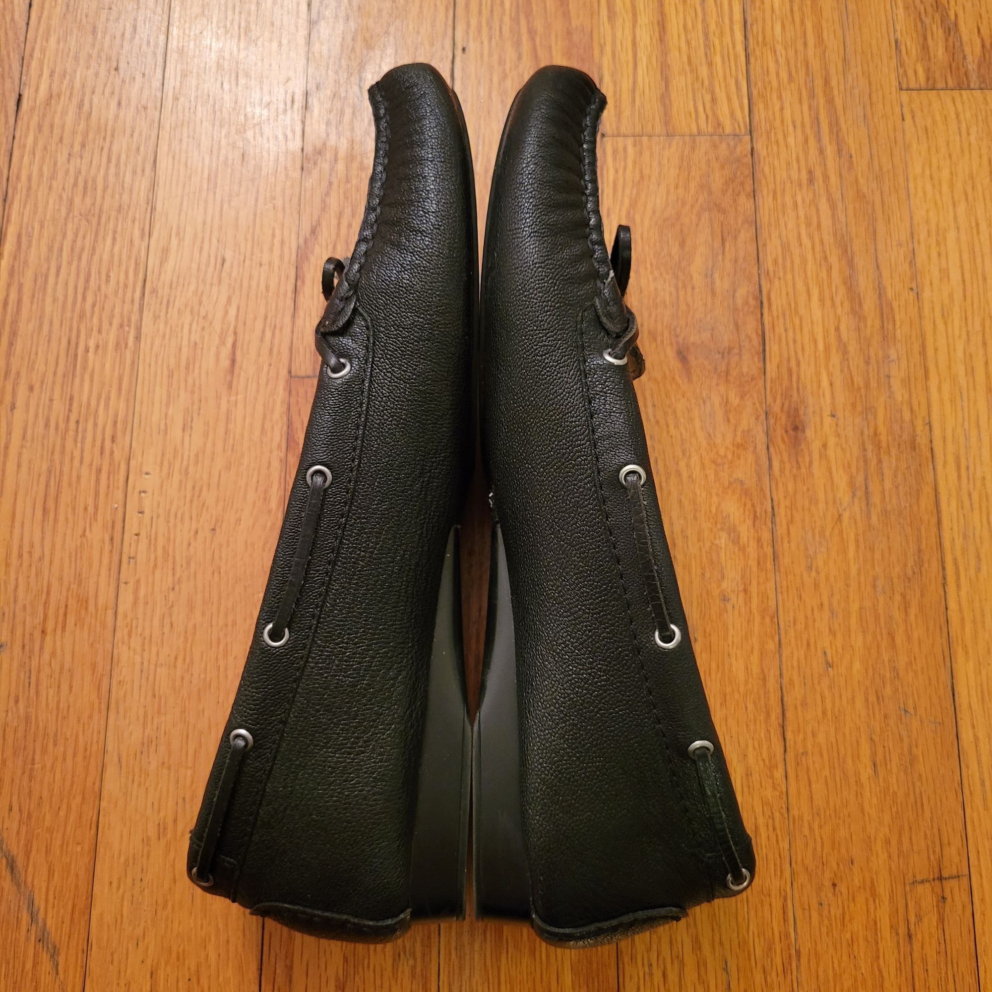 Michael Kors Michael Kors Black Leather Loafers Driving 8.5M Boat Shoes M Size US 8.5 / IT 38.5 - 6 Thumbnail
