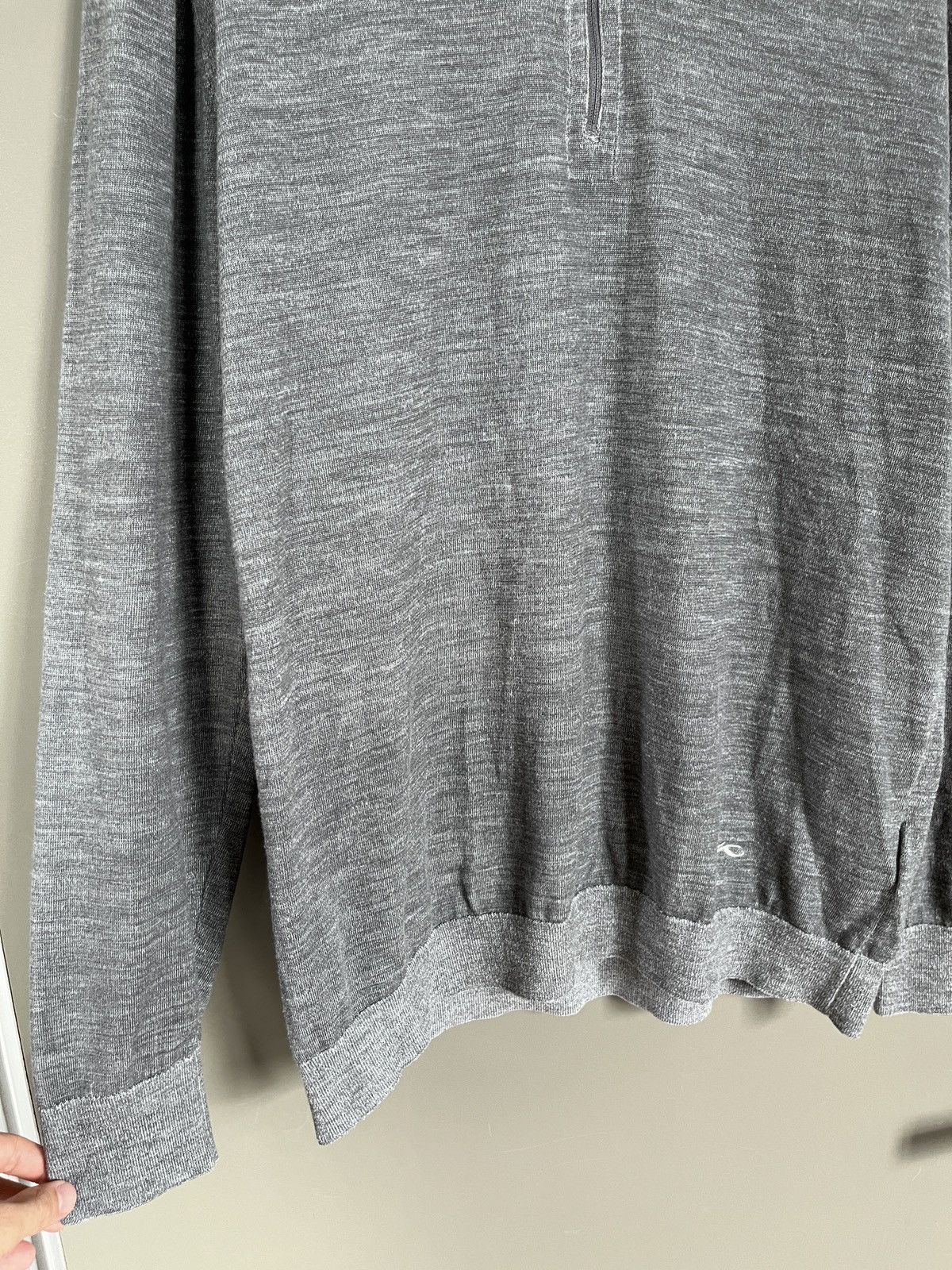 KJUS Kjus Melange Gray Wool Half-Zip Thermo Sweater Size US XL / EU 56 / 4 - 5 Thumbnail