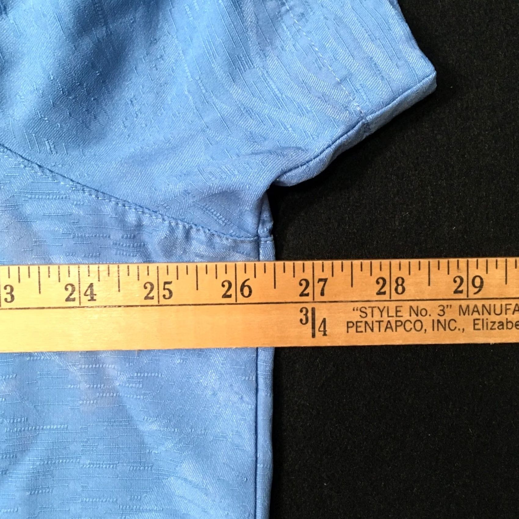 George George Shirt Button-Down Short Sleeve Sky Blue XL Adult Regular Size Blue Plaid Casual Business Men's Shirt Size US XL / EU 56 / 4 - 5 Thumbnail