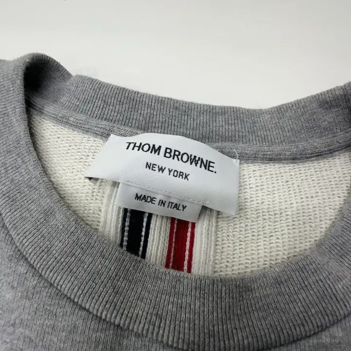 Thom Browne Thom Browne Gray Long Sleeve Sweatshirt for Men -2507 Size US S / EU 44-46 / 1 - 2 Thumbnail