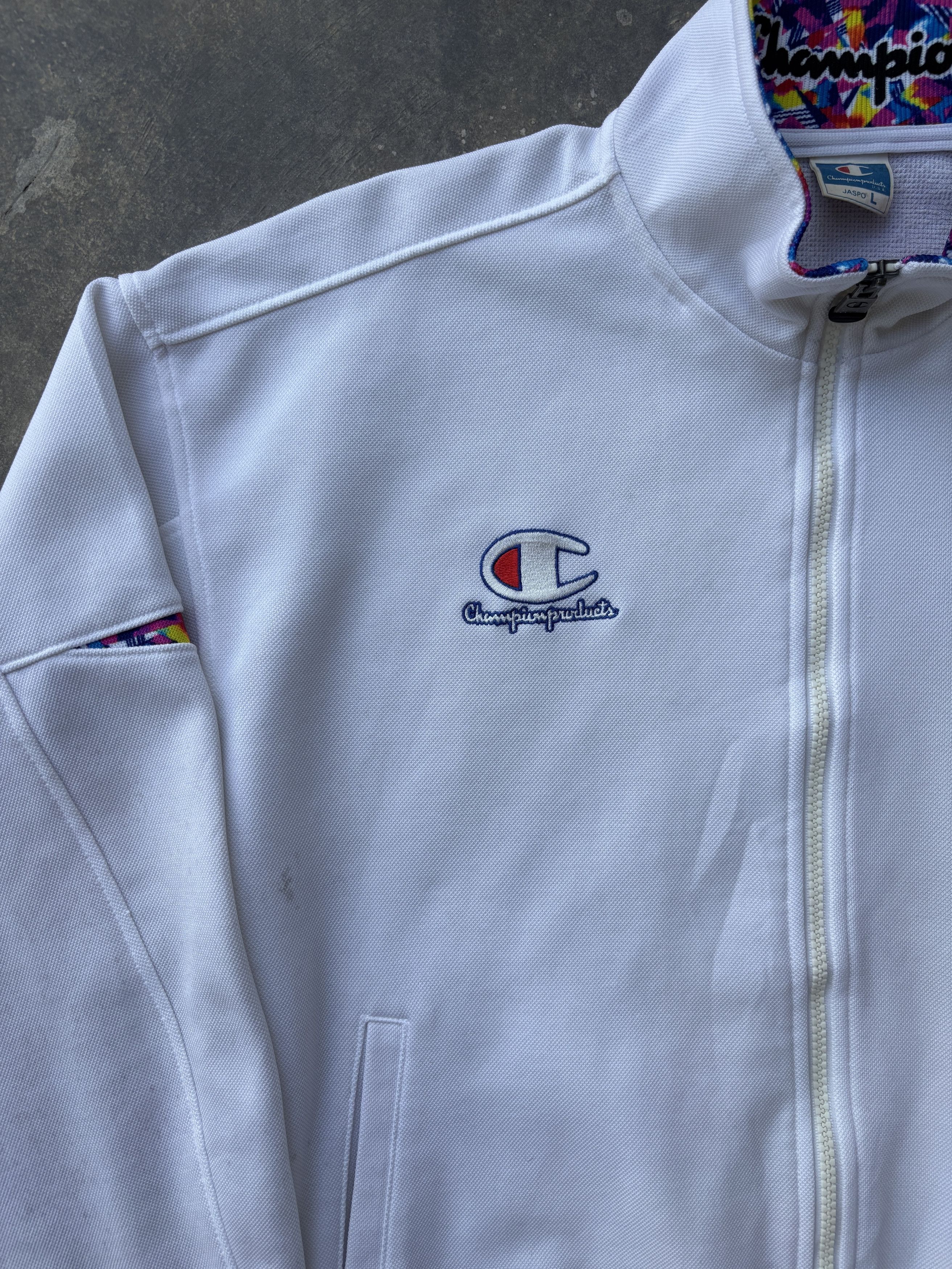 Champion Champion White Rare Vintage Jacket Size US M / EU 48-50 / 2 - 2 Thumbnail