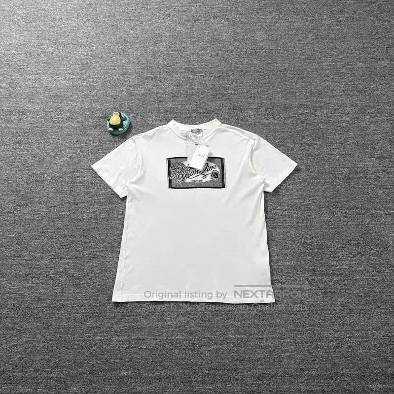Dior Dior Cotton White Men's T-Shirt . Size US S / EU 44-46 / 1 - 1 Thumbnail