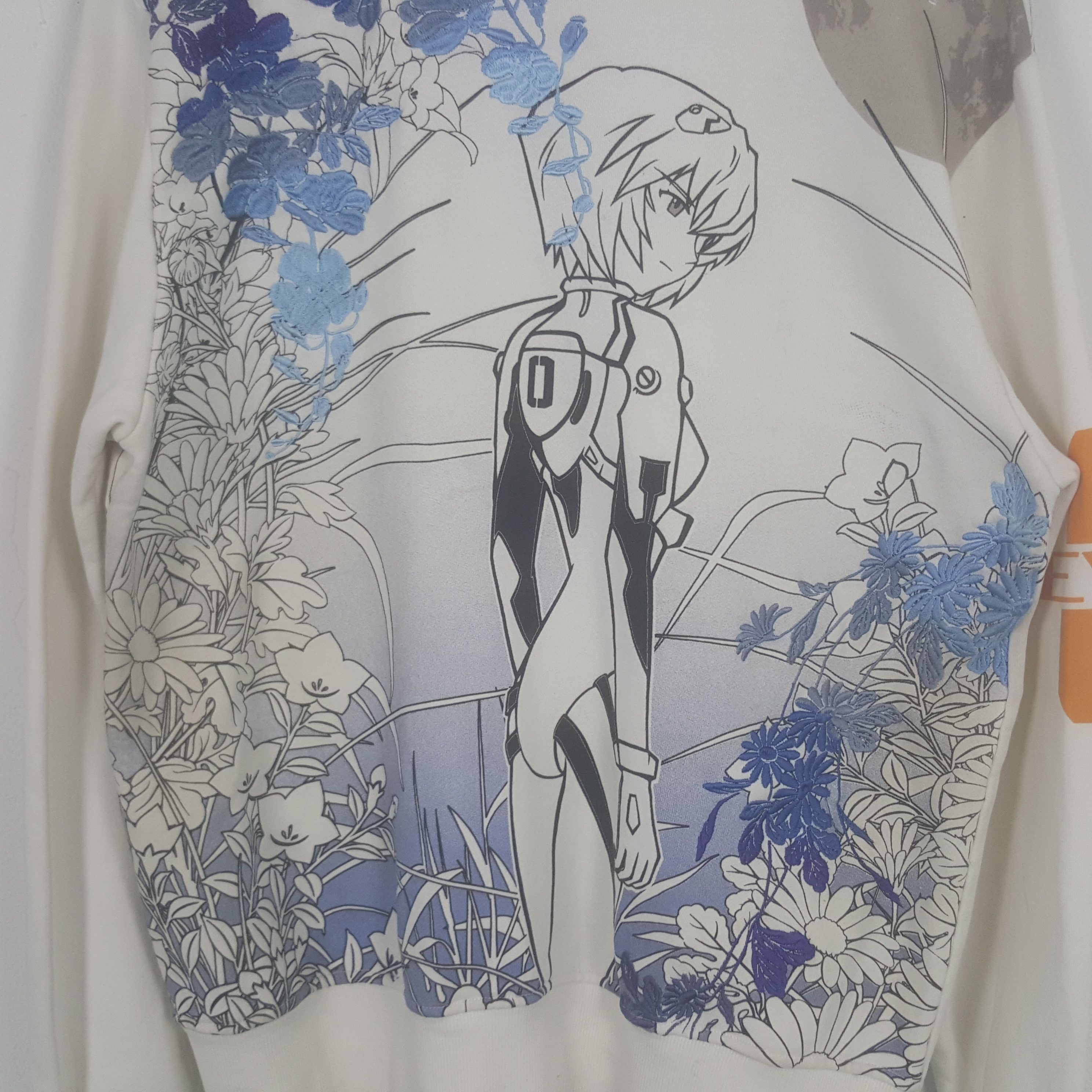 Anime × Japanese Brand × Vintage Vintage Evangelion Japanese Animated Hoodies Jacket Size US L / EU 52-54 / 3 - 4 Thumbnail