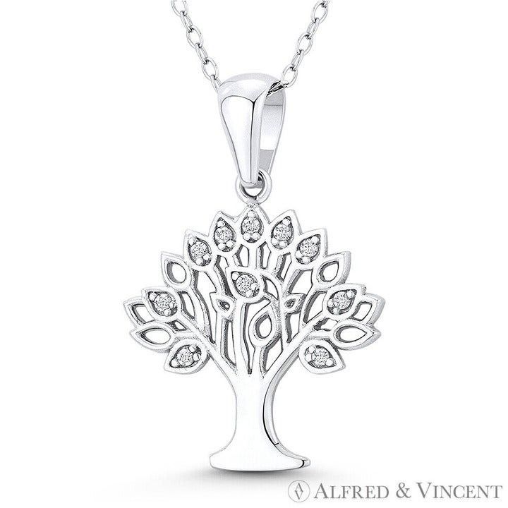 Other Tree-of-Life / Etz Chaim Charm CZ Crystal 30x20mm Pendant Size ONE SIZE - 1 Preview
