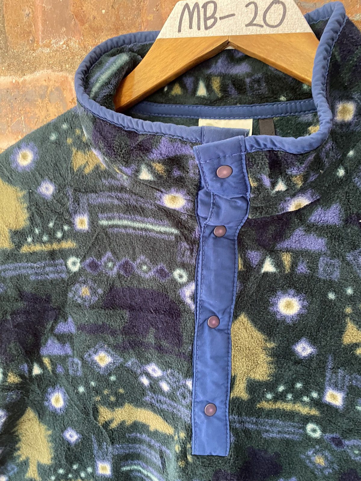 L.L. Bean 1990s LL Bean Fleece native print Size US M / EU 48-50 / 2 - 7 Thumbnail