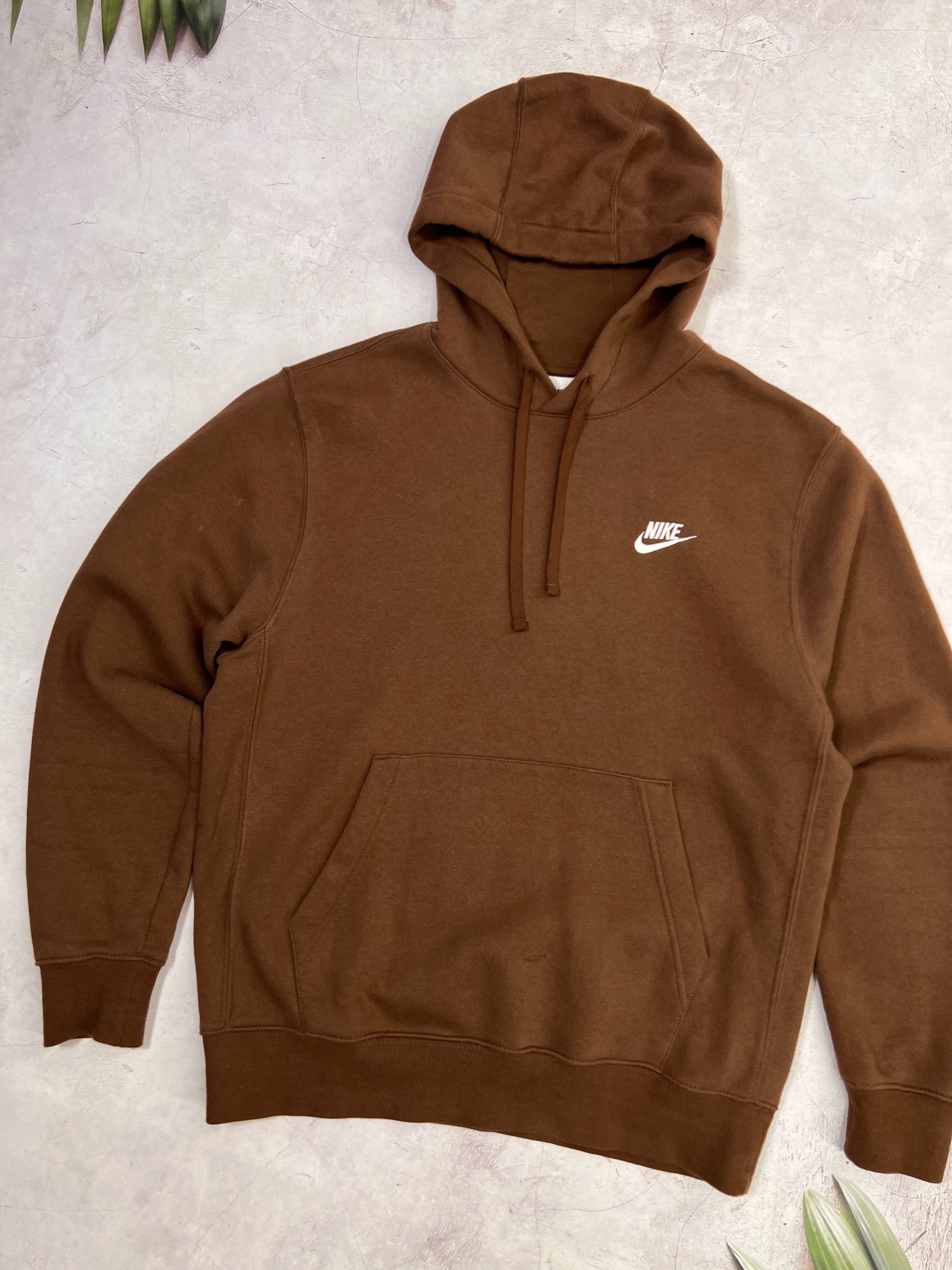 Nike Nike Brown Hoodie Small Swoosh Logo Size US M / EU 48-50 / 2 - 3 Thumbnail