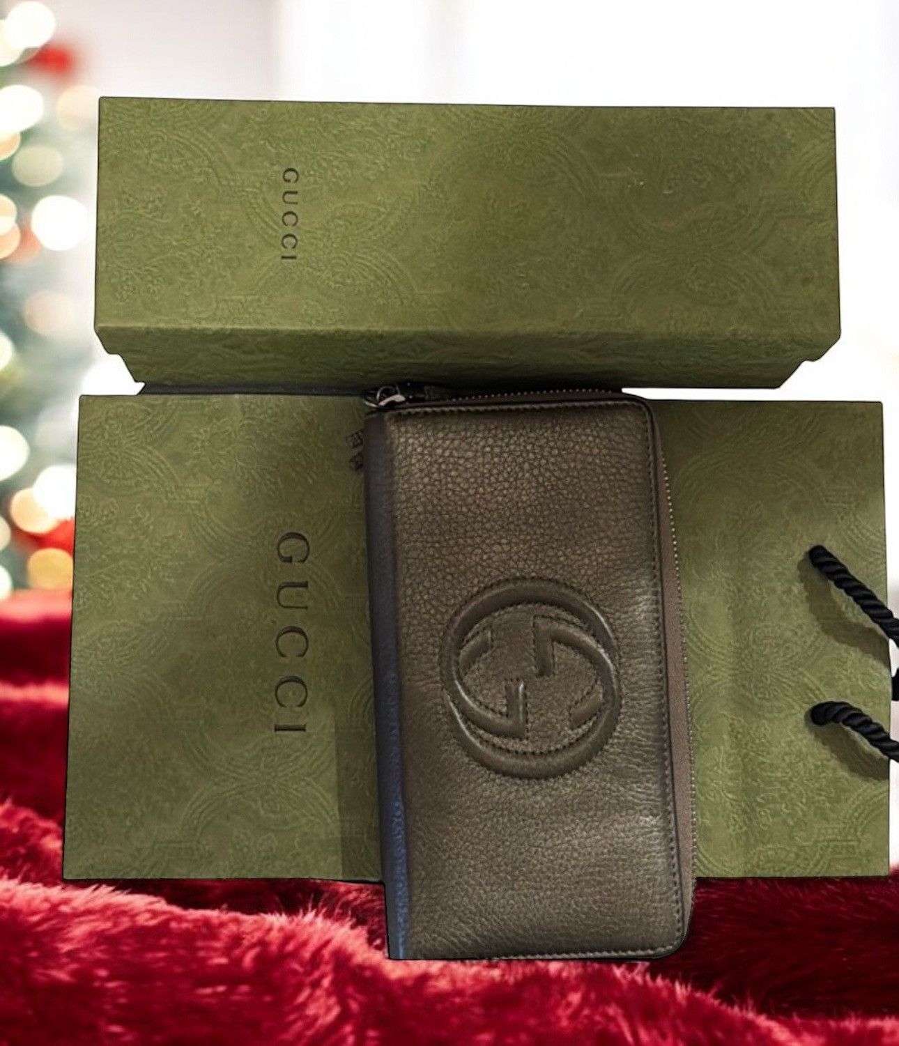 Gucci GUCCI WALLET CONTINENTAL ZIP AROUND IN MINT CONDITION Size ONE SIZE - 6 Thumbnail