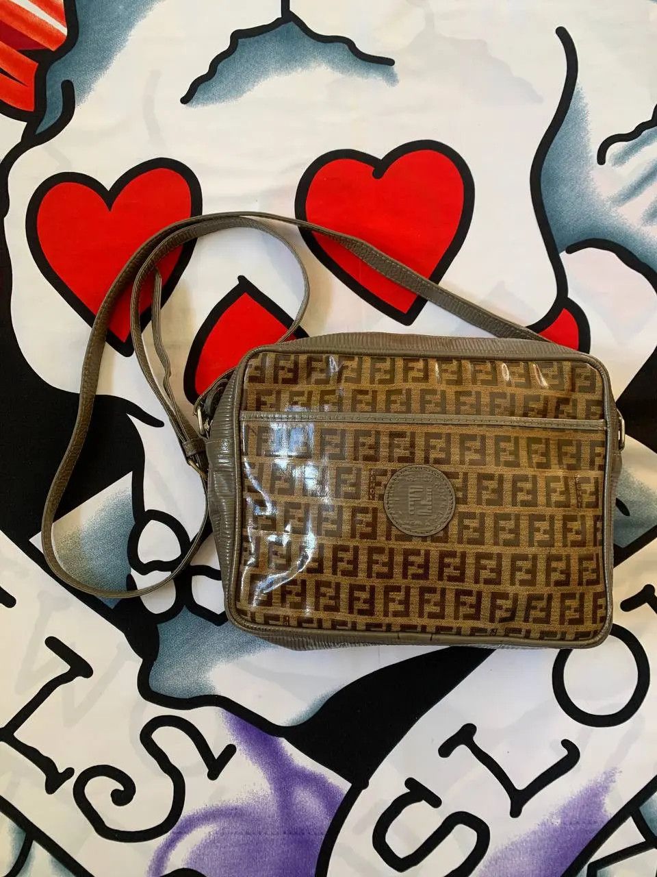 Fendi Vintage Fendi Zucchino Canvas pochette clutch monogram bag Size ONE SIZE - 1 Thumbnail