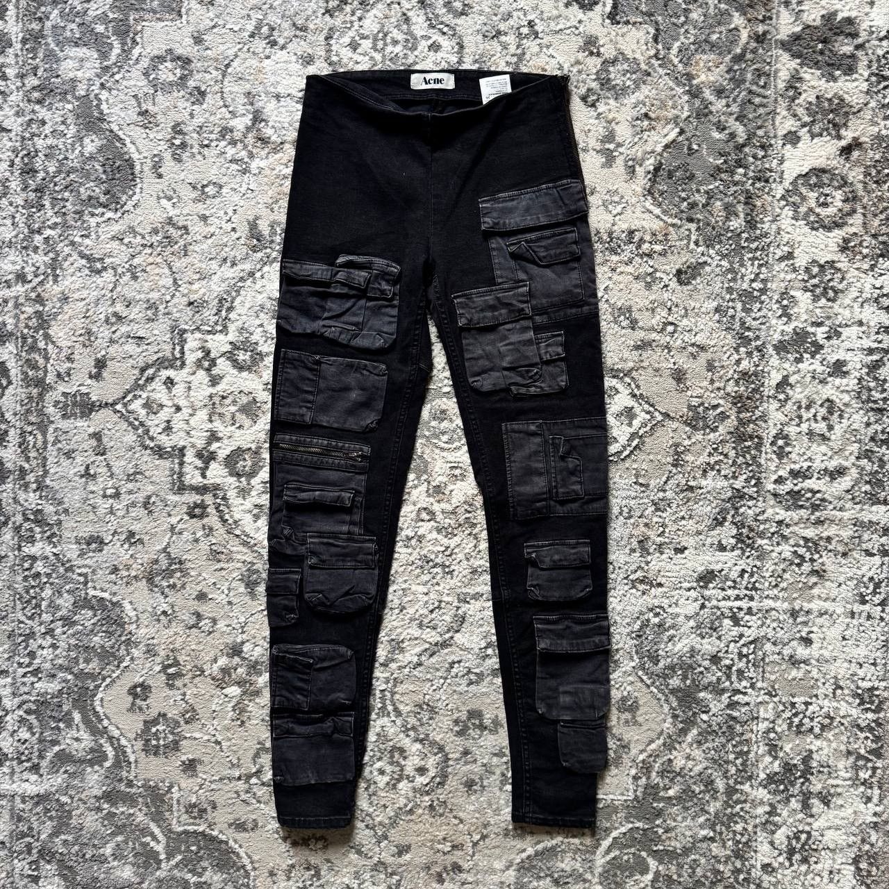 Acne Studios Acne Studios Vader Archive Avant Garde Denim Black Jeans Size 28" / US 6 / IT 42 - 1 Thumbnail