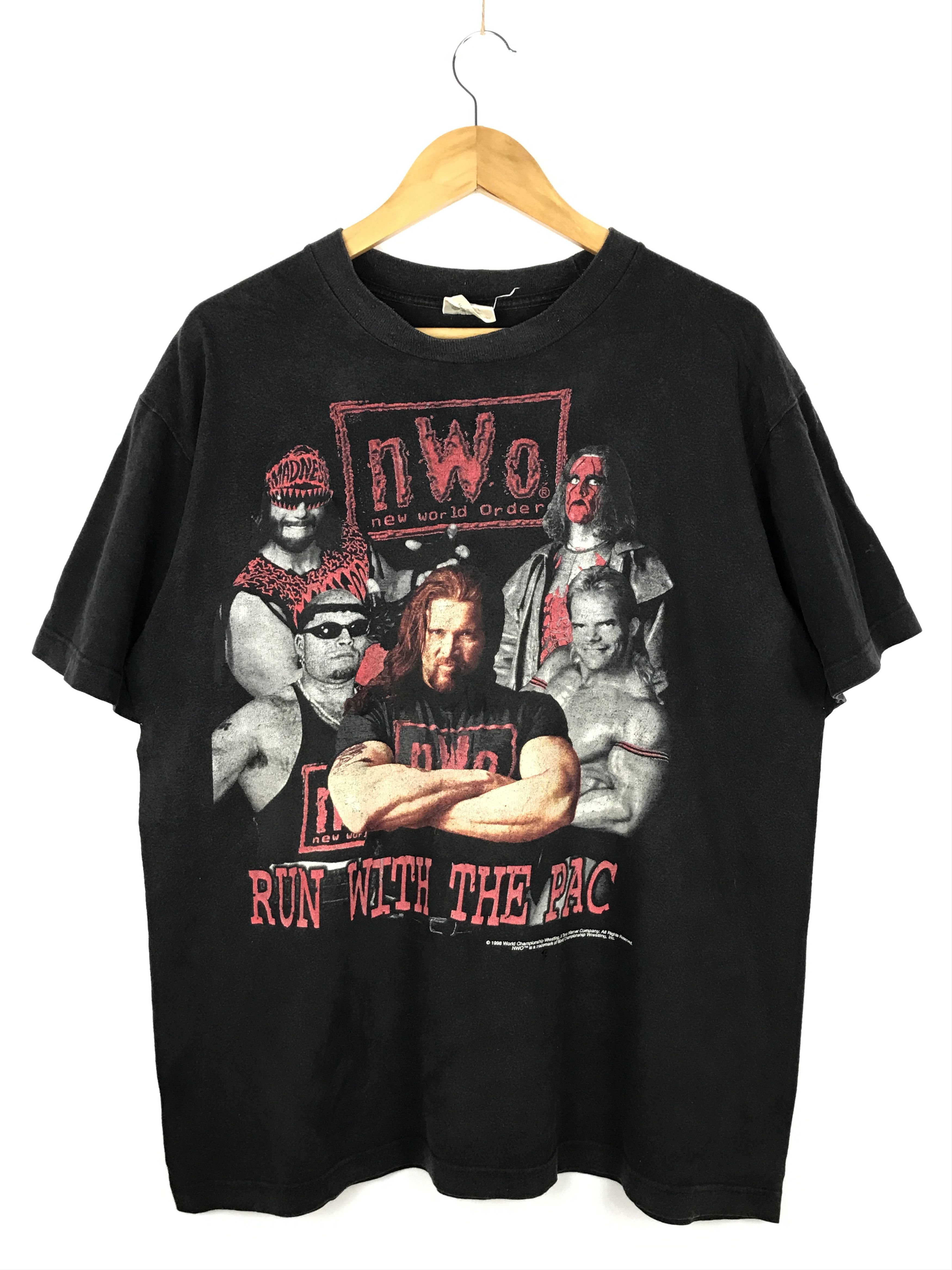 Designer × Vintage × WWF Vintage New World Order Tees Size US L / EU 52-54 / 3 - 1 Thumbnail