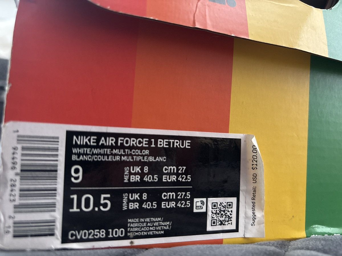 Nike NIKE AIR FORCE 1 “BETRUE” 2020 LGBTQ Size US 9 / EU 42 - 7 Thumbnail