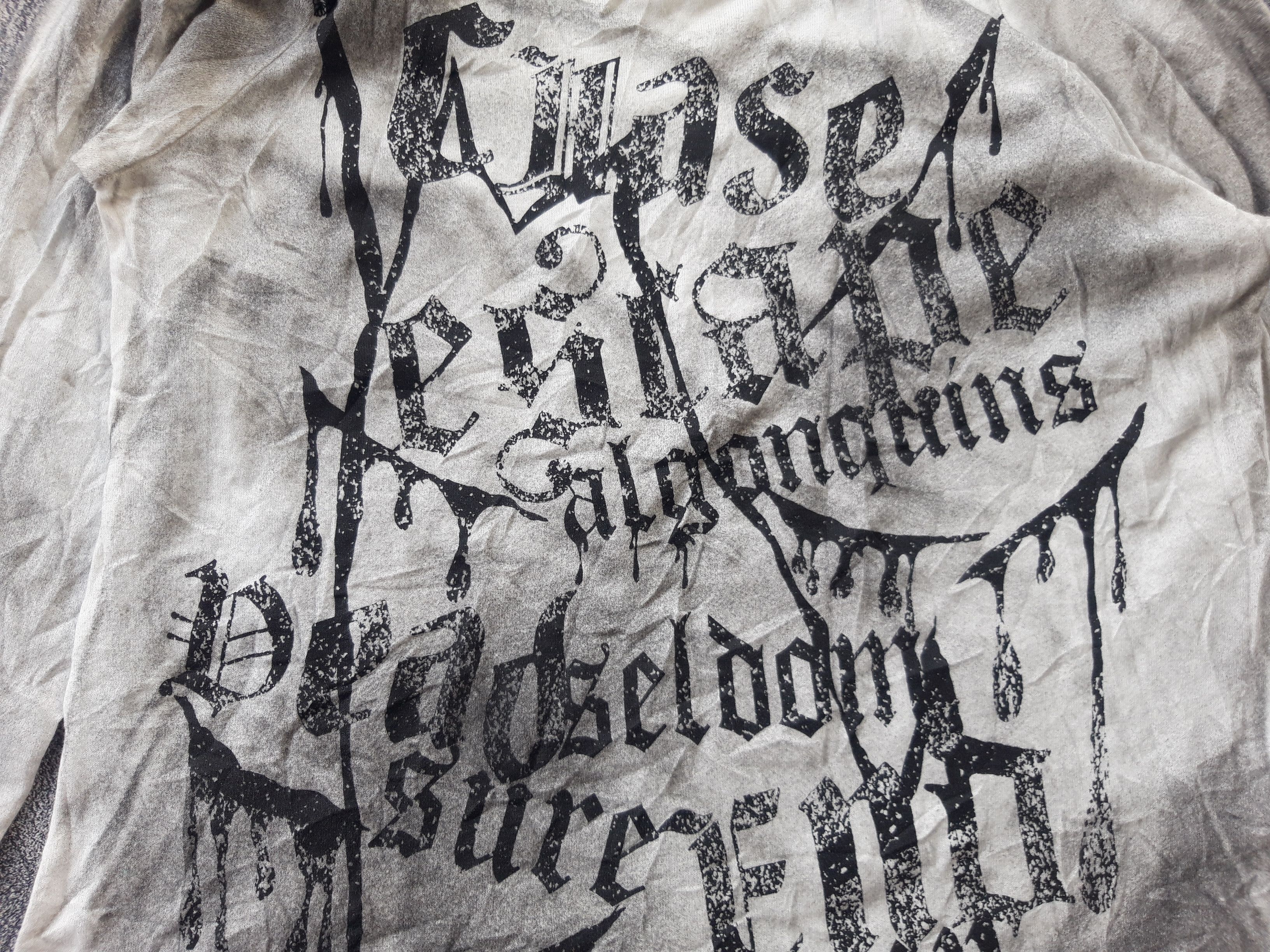 Designer × Japanese Brand ALGONQUINS Punk Seditionaries Long Slevee T-shirt Size M / US 6-8 / IT 42-44 - 2 Thumbnail