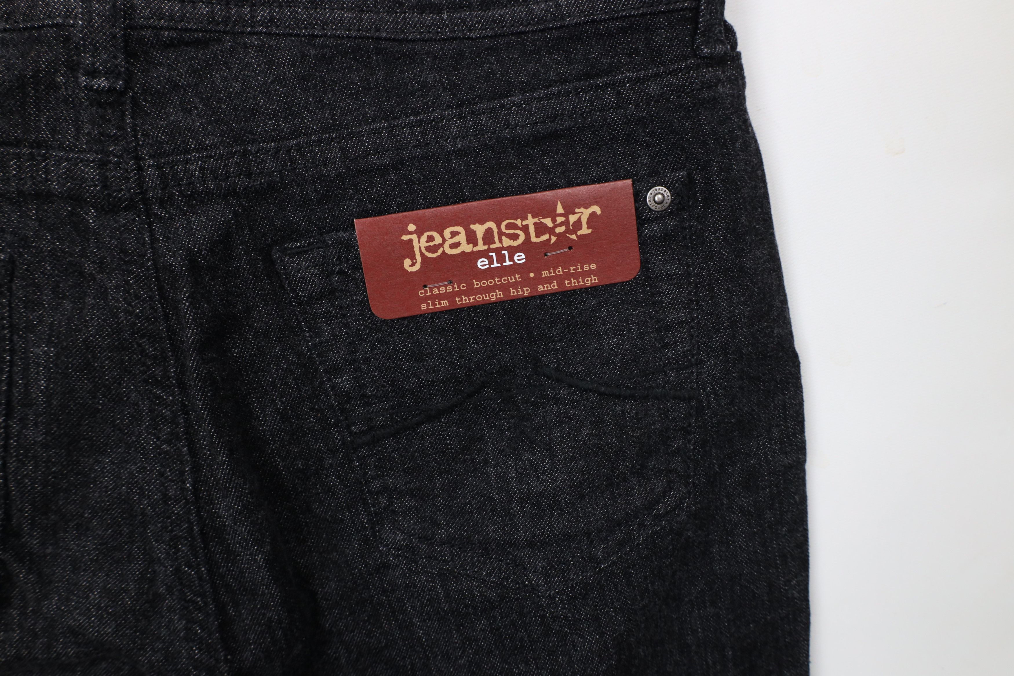 Vintage Deadstock Vintage Y2K Babydoll Wide Leg Denim Jeans Black Size 32" / US 10 / IT 46 - 14 Thumbnail