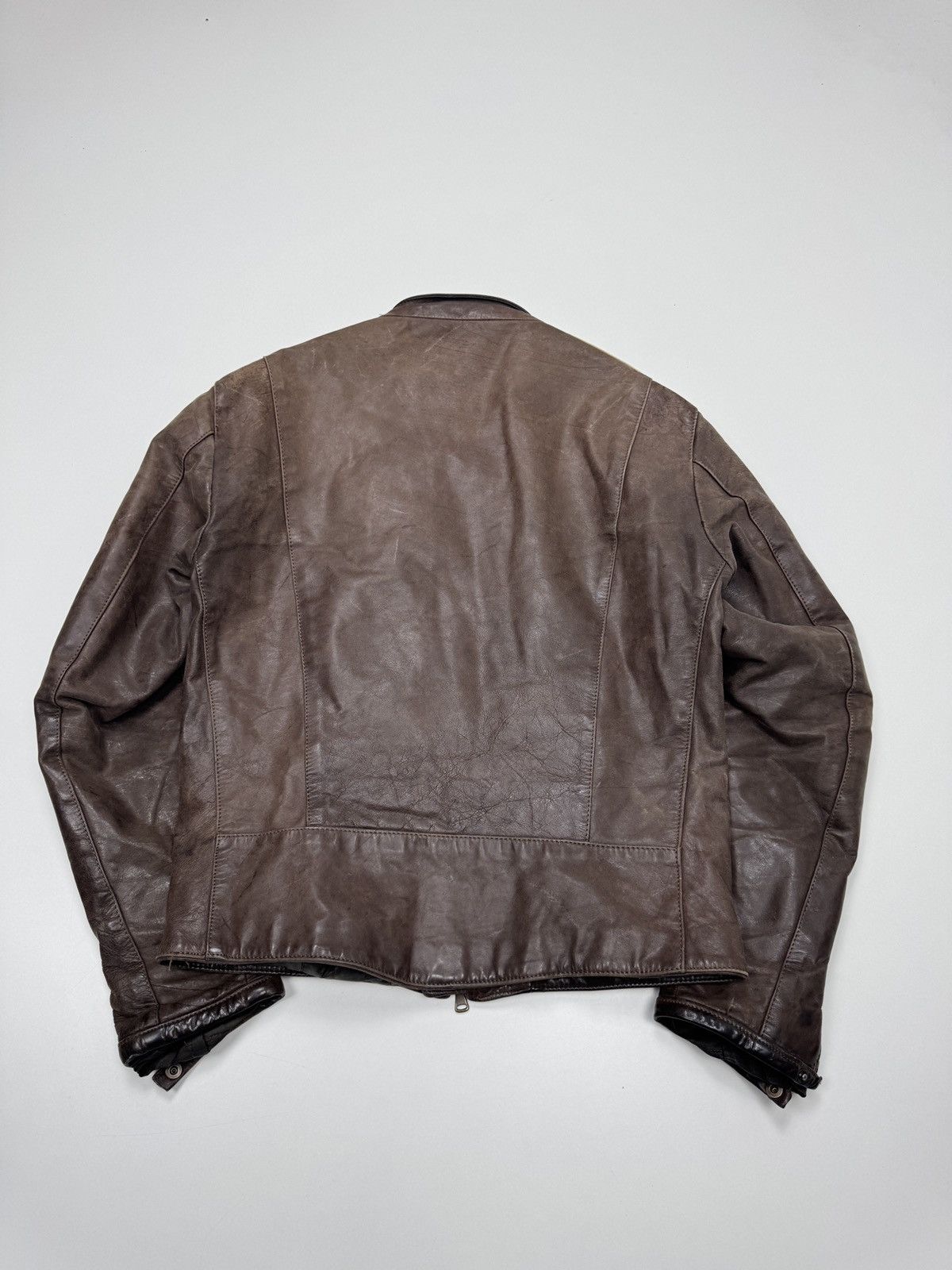 Vera Pelle Vintage biker jacket for men Size US S / EU 44-46 / 1 - 9 Thumbnail