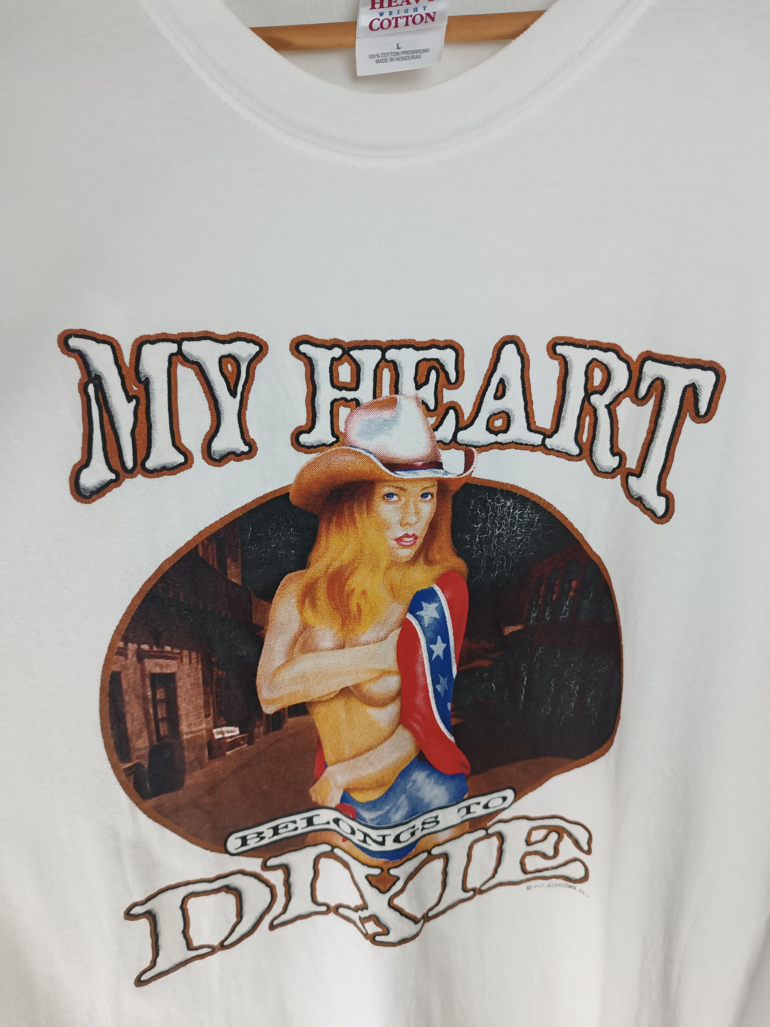 Vintage VINTAGE MY HEART BELONGS TO DIXIE SEXY ADULT LYNYRD SKYNYRD Size US L / EU 52-54 / 3 - 10 Thumbnail