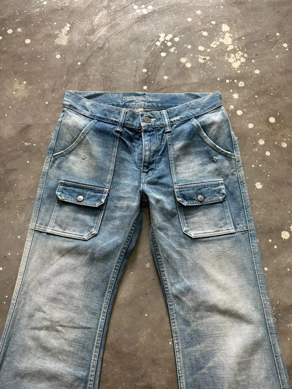 Other Delay by Win And Sons FLared bush Jeans Denim Size US 31 - 5 Thumbnail