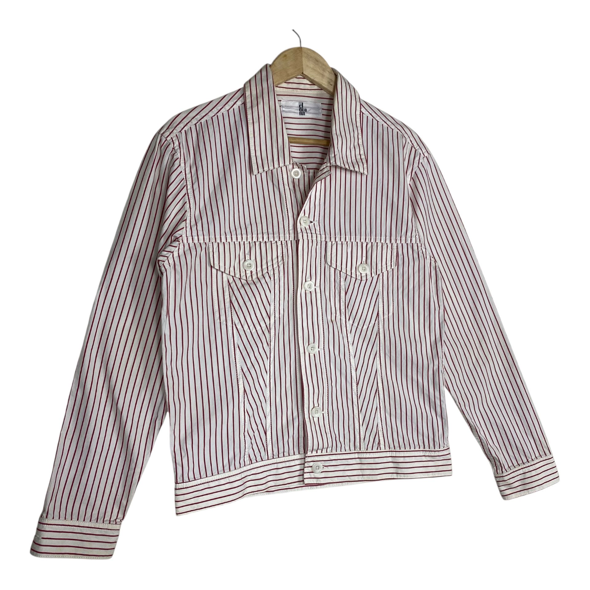 Denime 💥DENIME JAPAN TRUCKER WORKER STRIPPED JACKET Size US M / EU 48-50 / 2 - 3 Thumbnail