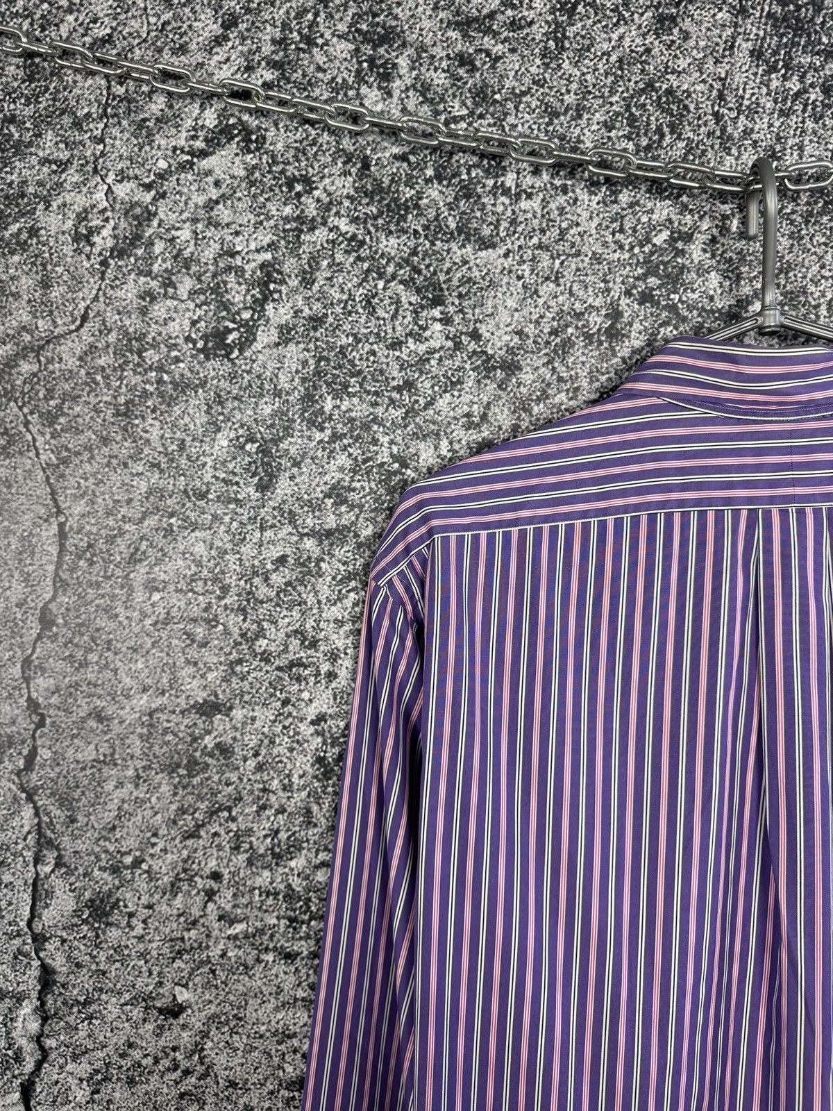 Polo Ralph Lauren Polo Ralph Lauren Long Sleeve Striped Shirt Button Up XL Size US XL / EU 56 / 4 - 13 Thumbnail