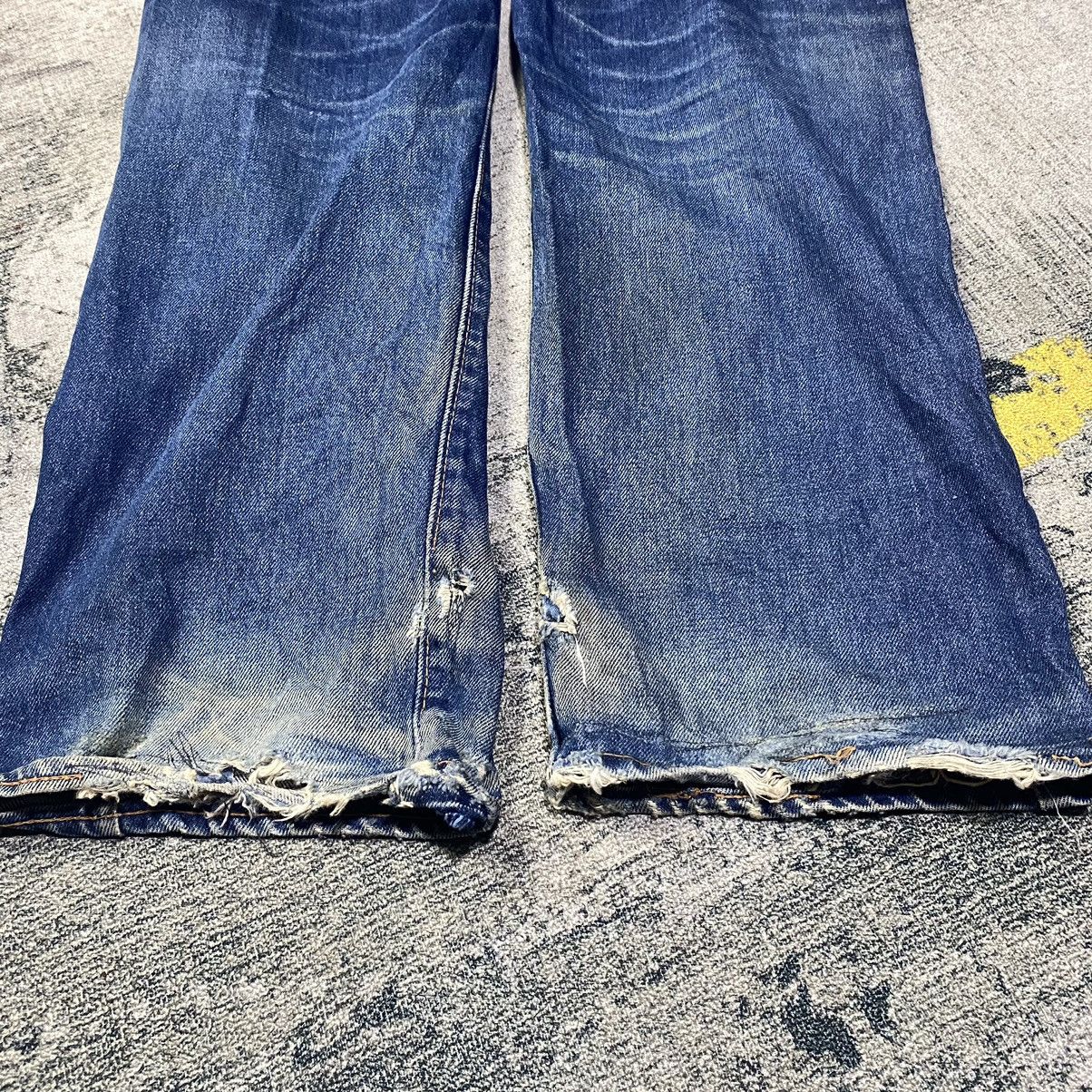 Japanese Brand × Jean × Vintage Vintage Bison Distressed Denim Pants Size US 31 - 9 Thumbnail