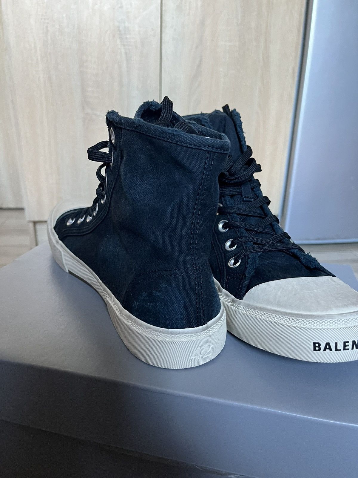 Balenciaga Balenciaga Paris high top sneakers new Size US 9 / EU 42 - 4 Thumbnail