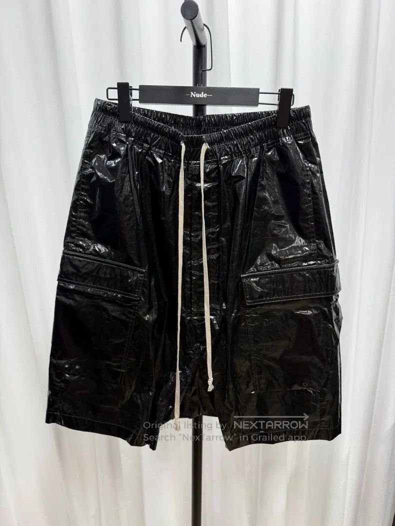 Rick Owens Rick Owens Black Cargo Shorts Size M. Size US 32 / EU 48 - 1 Thumbnail