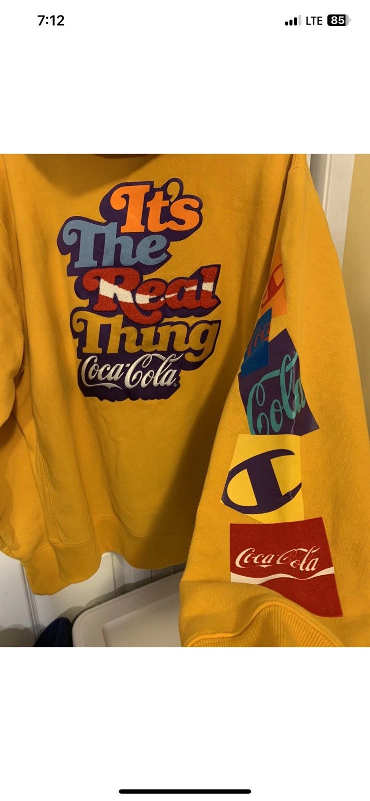 Champion × Coca Cola Vtg Champion x Coca Cola mens sz XL reverse weave hoodie Size US XL / EU 56 / 4 - 1 Thumbnail