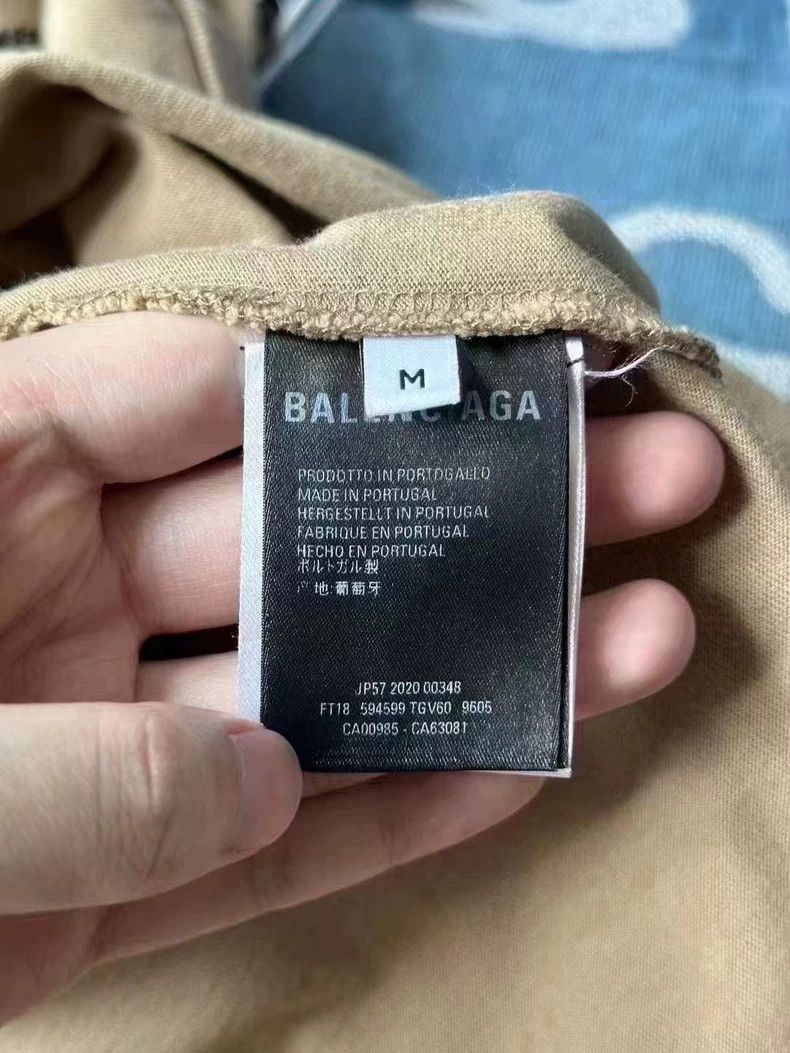 Balenciaga Balenciaga Khaki Crown Short Sleeve 2503-Nextarrow Size US M / EU 48-50 / 2 - 3 Thumbnail