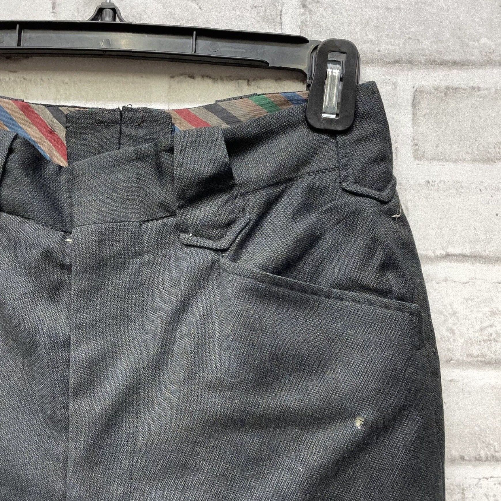 Vintage VINTAGE ROCKABILLY Gross Original Dark Gray Western Dress Pants Mens Size 28x31 Size US 28 / EU 44 - 2 Thumbnail