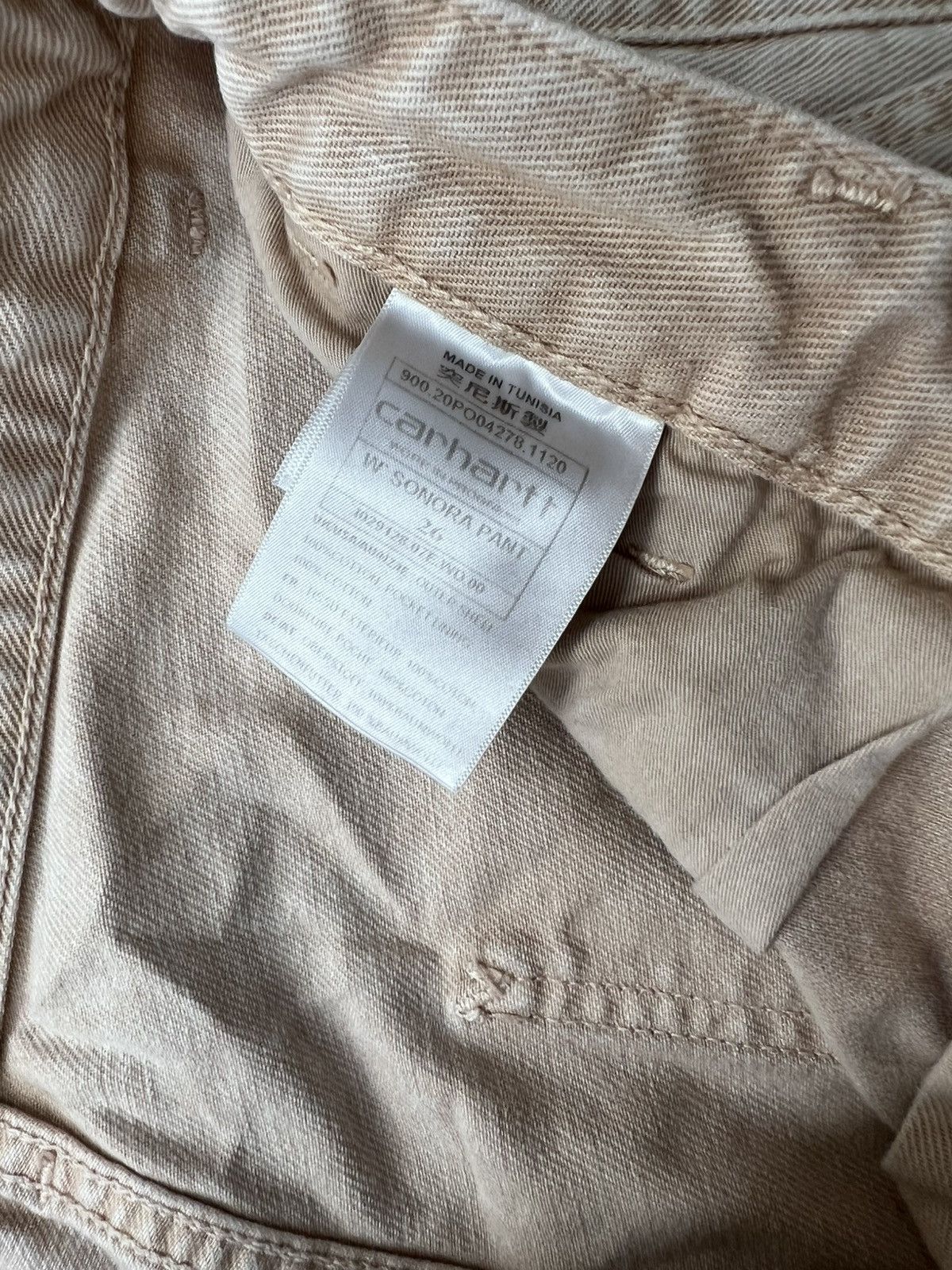 Carhartt Womens Carhartt wip sonora double knee pants Size 26" / US 2 / IT 38 - 4 Thumbnail