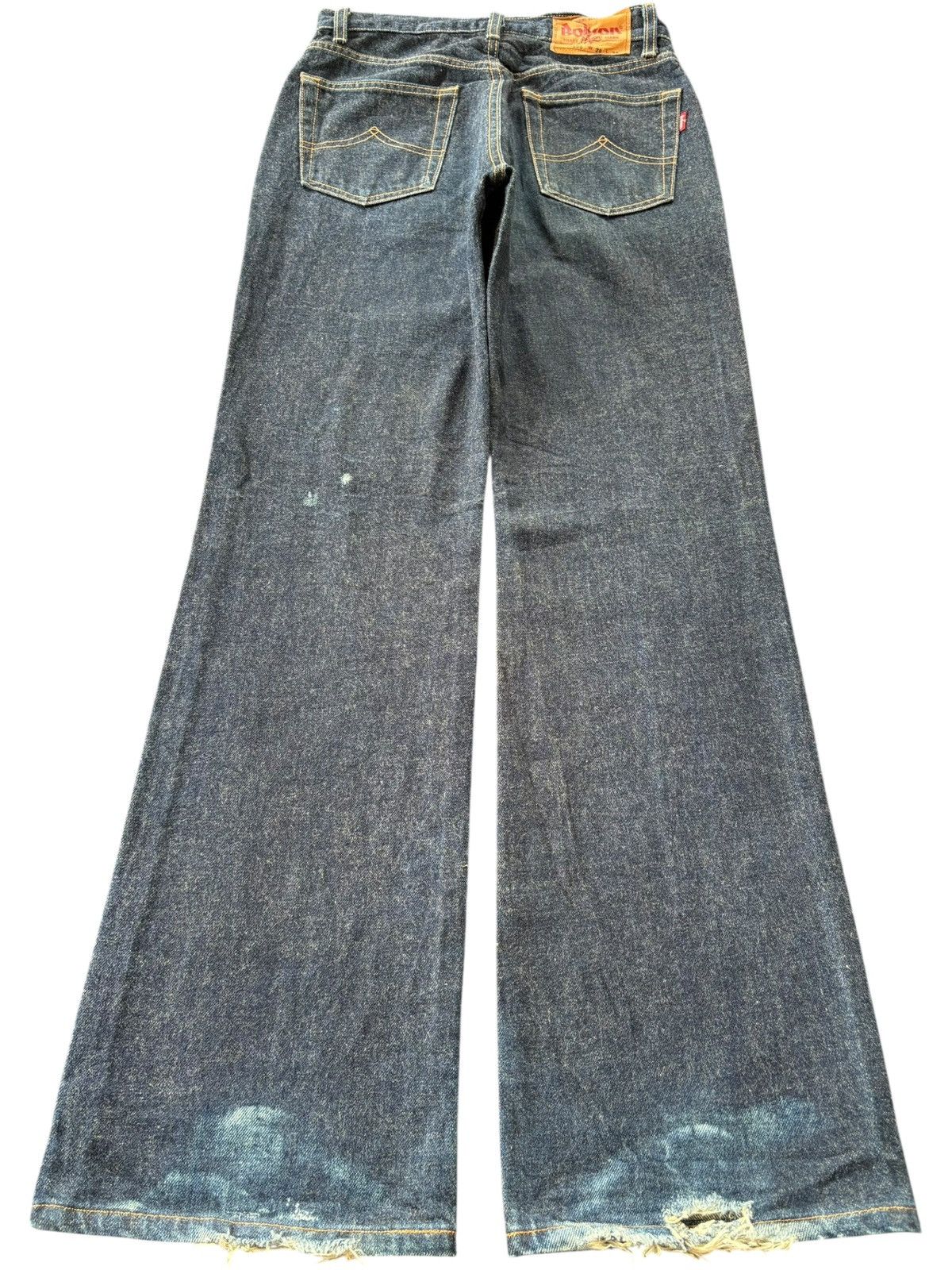 Other Vintage 90s Bobson 530 Raw Denim Distress Flare Jeans Size US 27 - 2 Thumbnail
