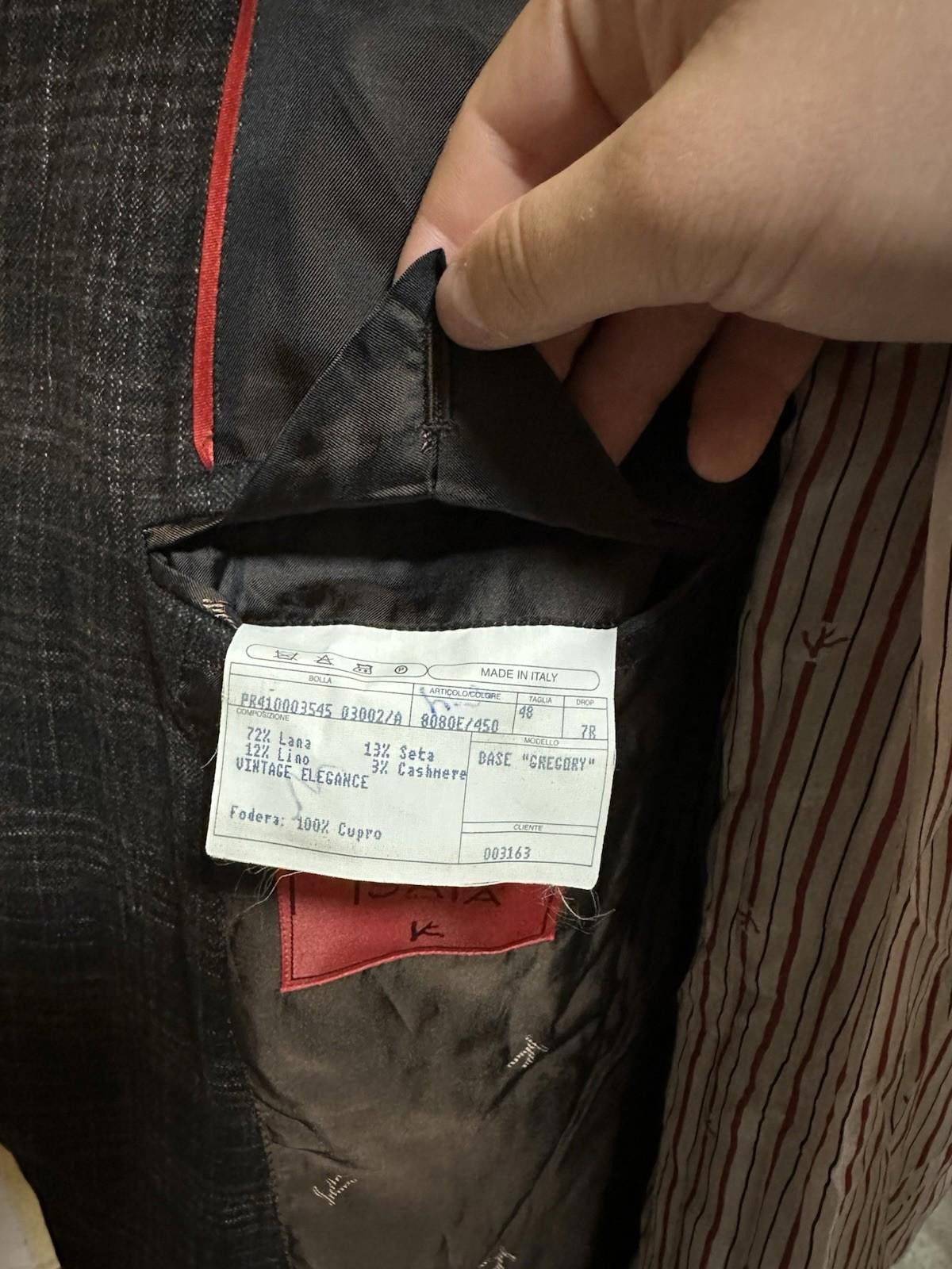 Isaia Napolii Isaia Napoli Slim-Fit Gregory Layered Check Wool Sport Coat Size 48R - 12 Thumbnail