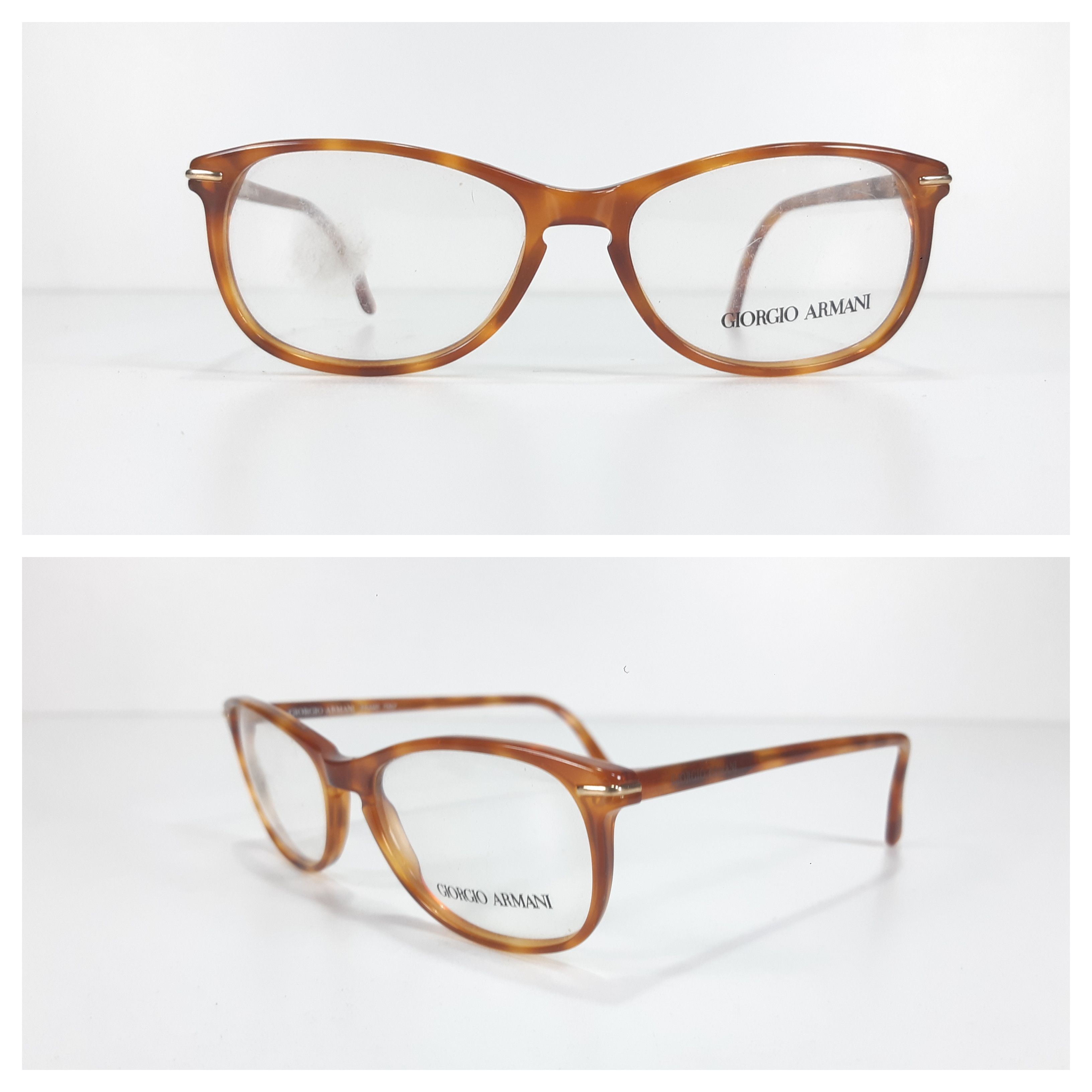 Giorgio Armani GIORGIO ARMANI 372 Italy Tortoise Glasses Frame NEW Size ONE SIZE - 1 Thumbnail