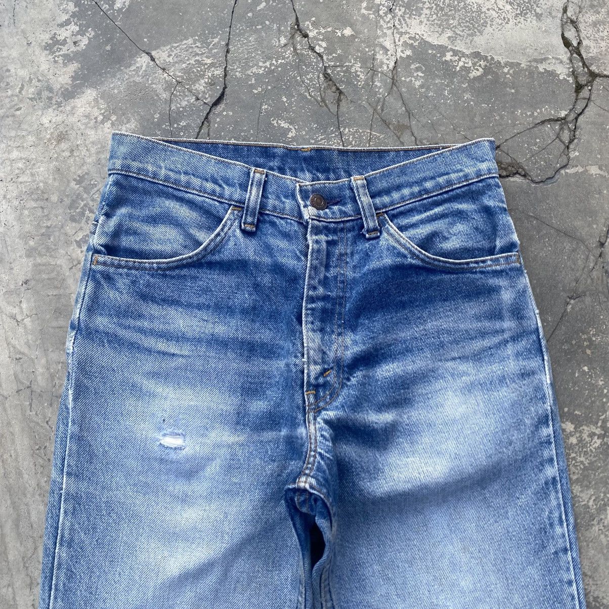 Levi's Vintage Clothing × Vintage 1970s Levis Talon Boot Cut Flare Size US 27 - 2 Thumbnail