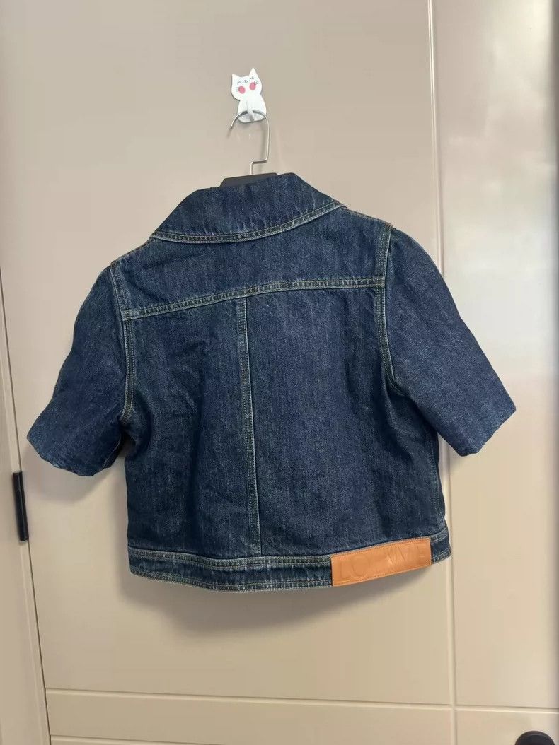 Loewe loewe Cropped denim shirt 2505-Nextarrow Size XS / US 0-2 / IT 36-38 - 2 Thumbnail