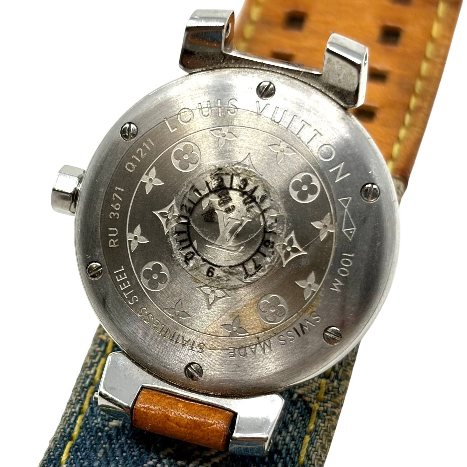 Louis Vuitton Louis Vuitton Denim Tambour Watch Size ONE SIZE - 6 Thumbnail