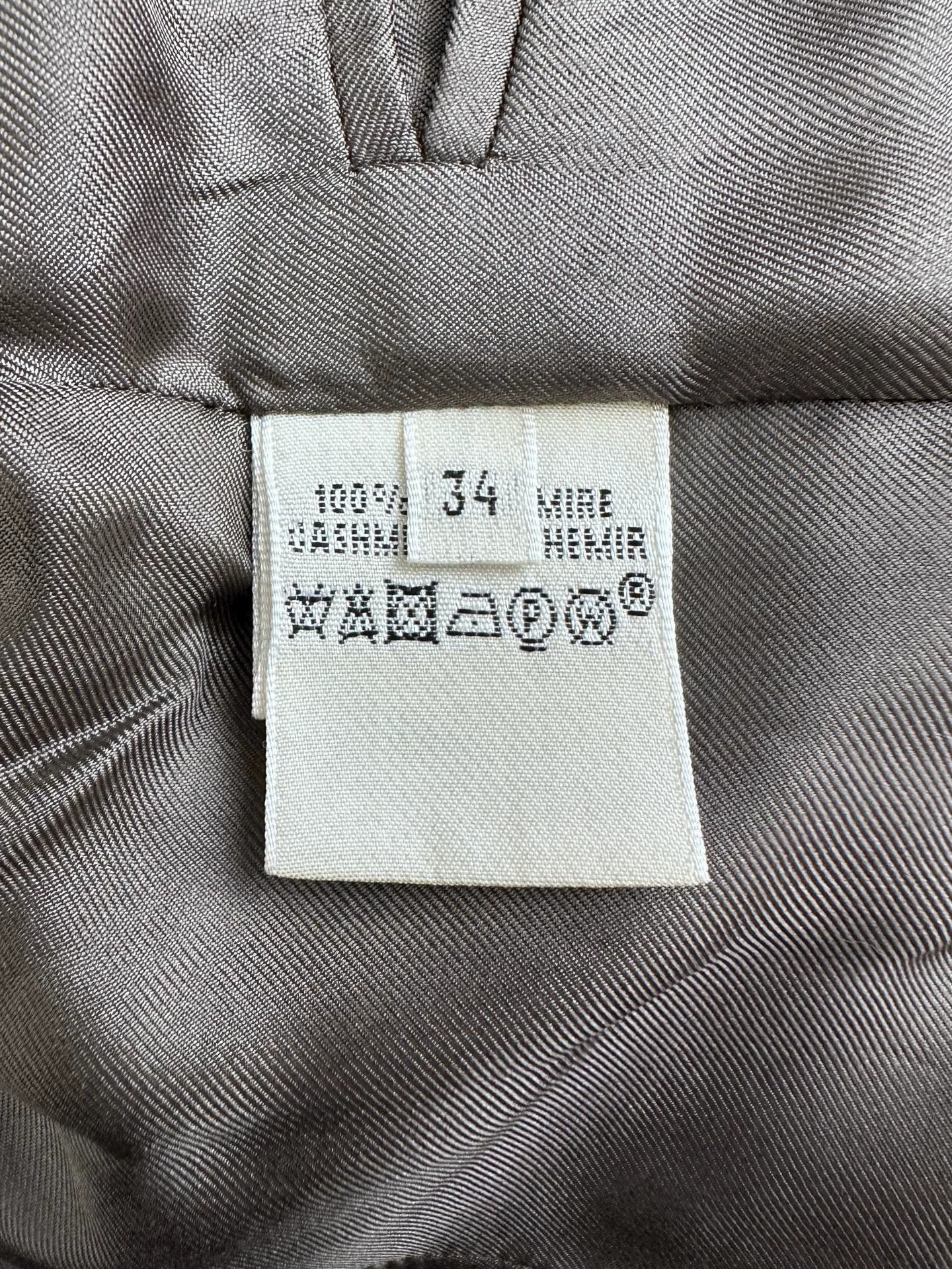 Hermes HERMES JPG Gaultier cashmere blazer women's gray34 Size XS / US 0-2 / IT 36-38 - 9 Thumbnail