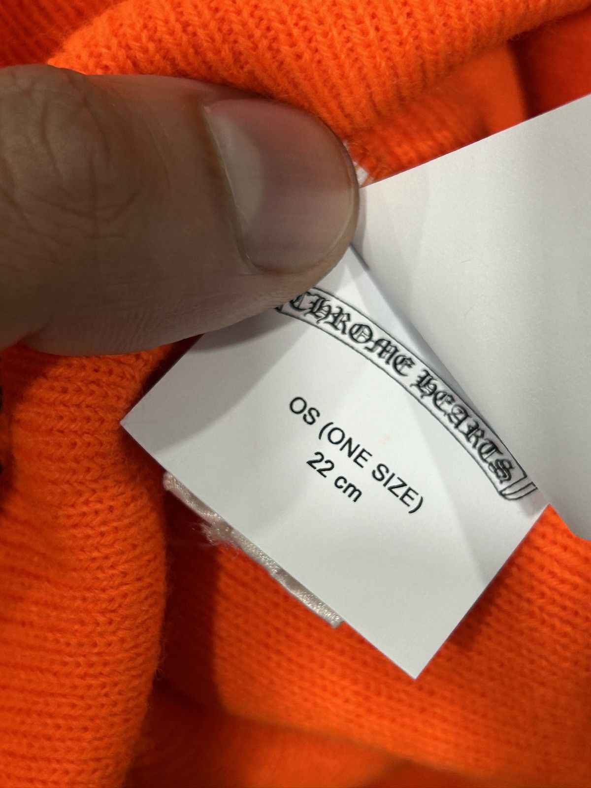 Chrome Hearts Chrome Hearts Orange CH Beanie Size ONE SIZE - 5 Thumbnail
